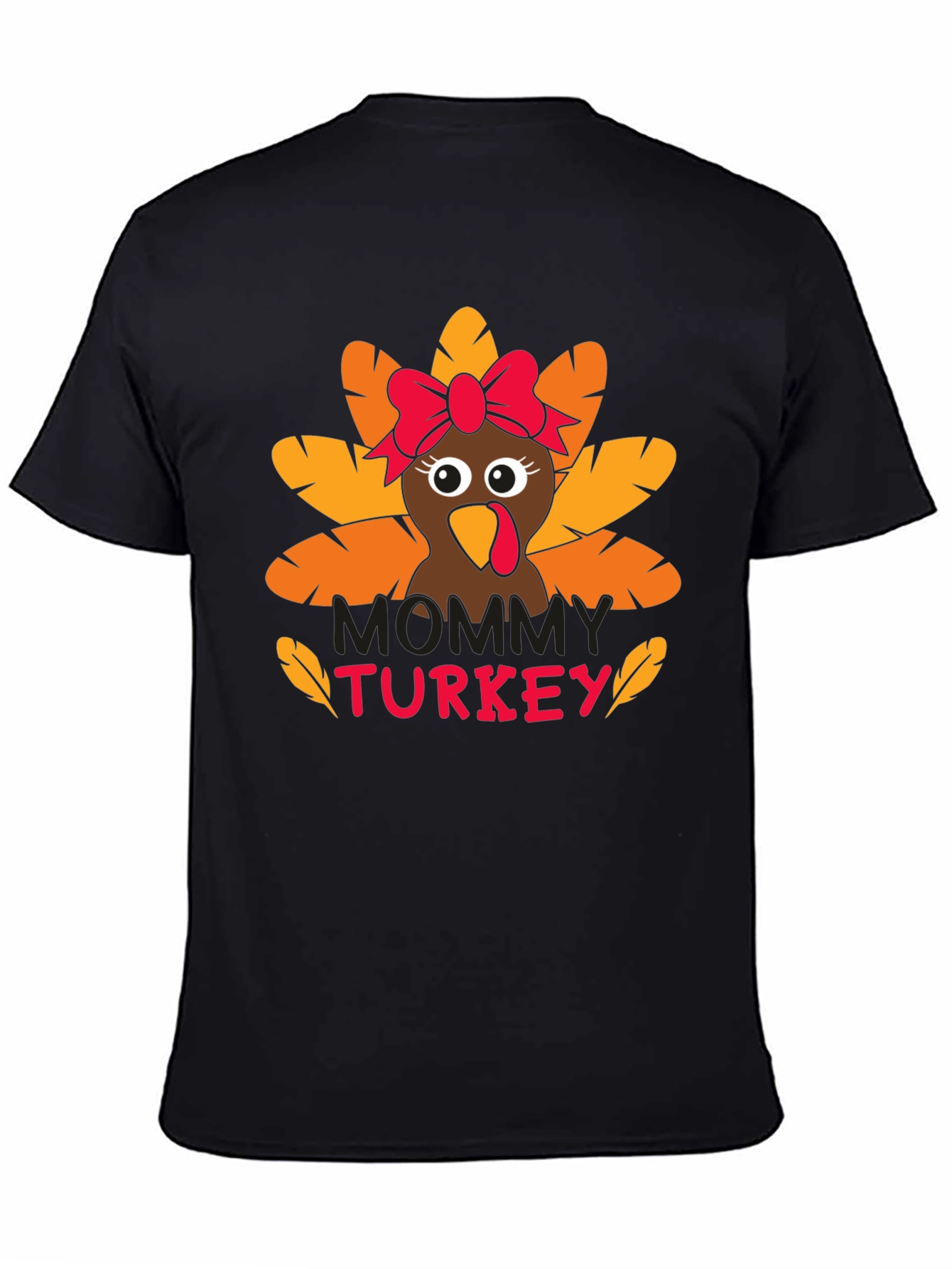 Mommy Turkey Thanksgiving T-Shirt