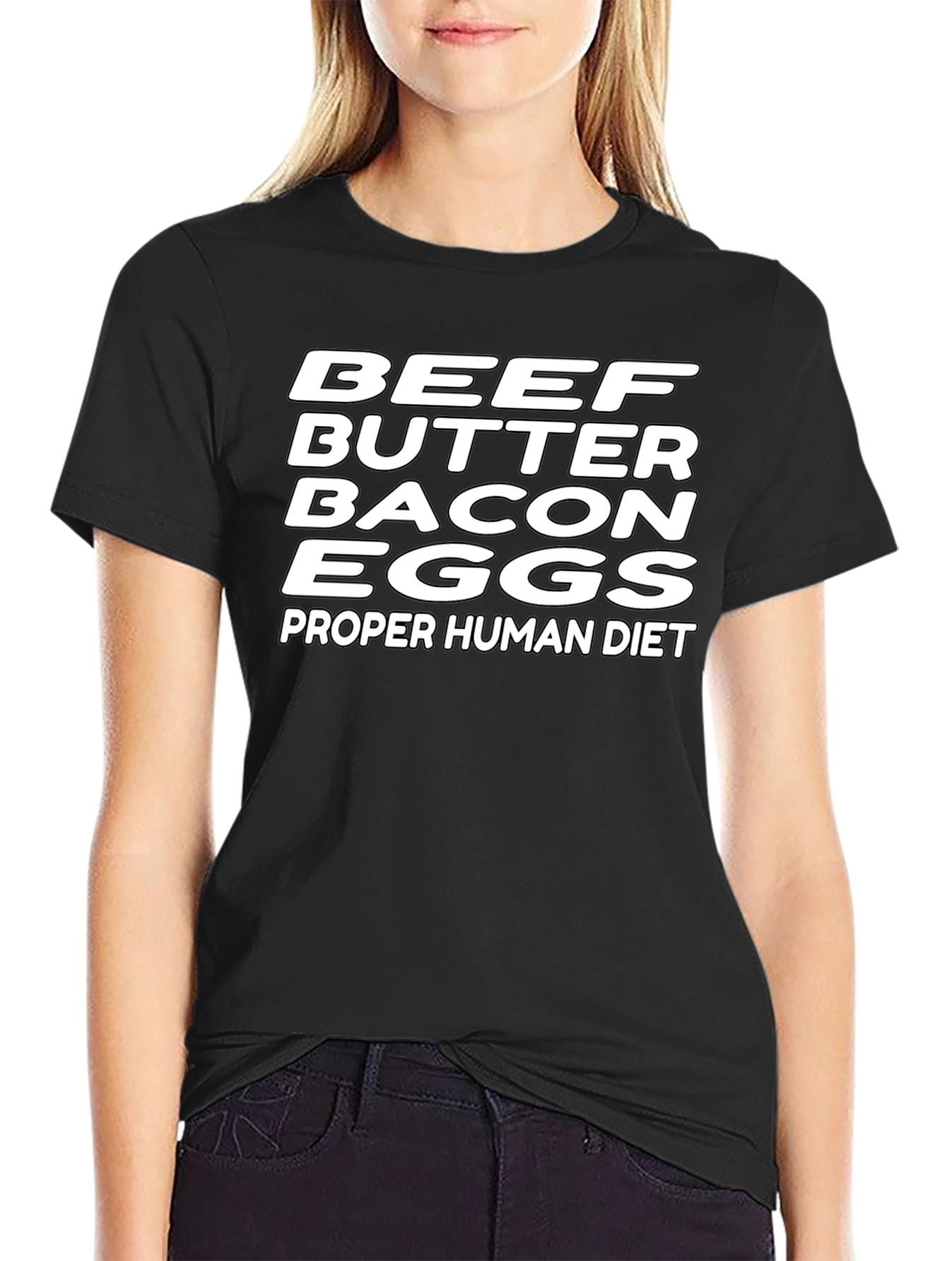 Beef Butter Bacon Eggs T-Shirt - Proper Human Diet