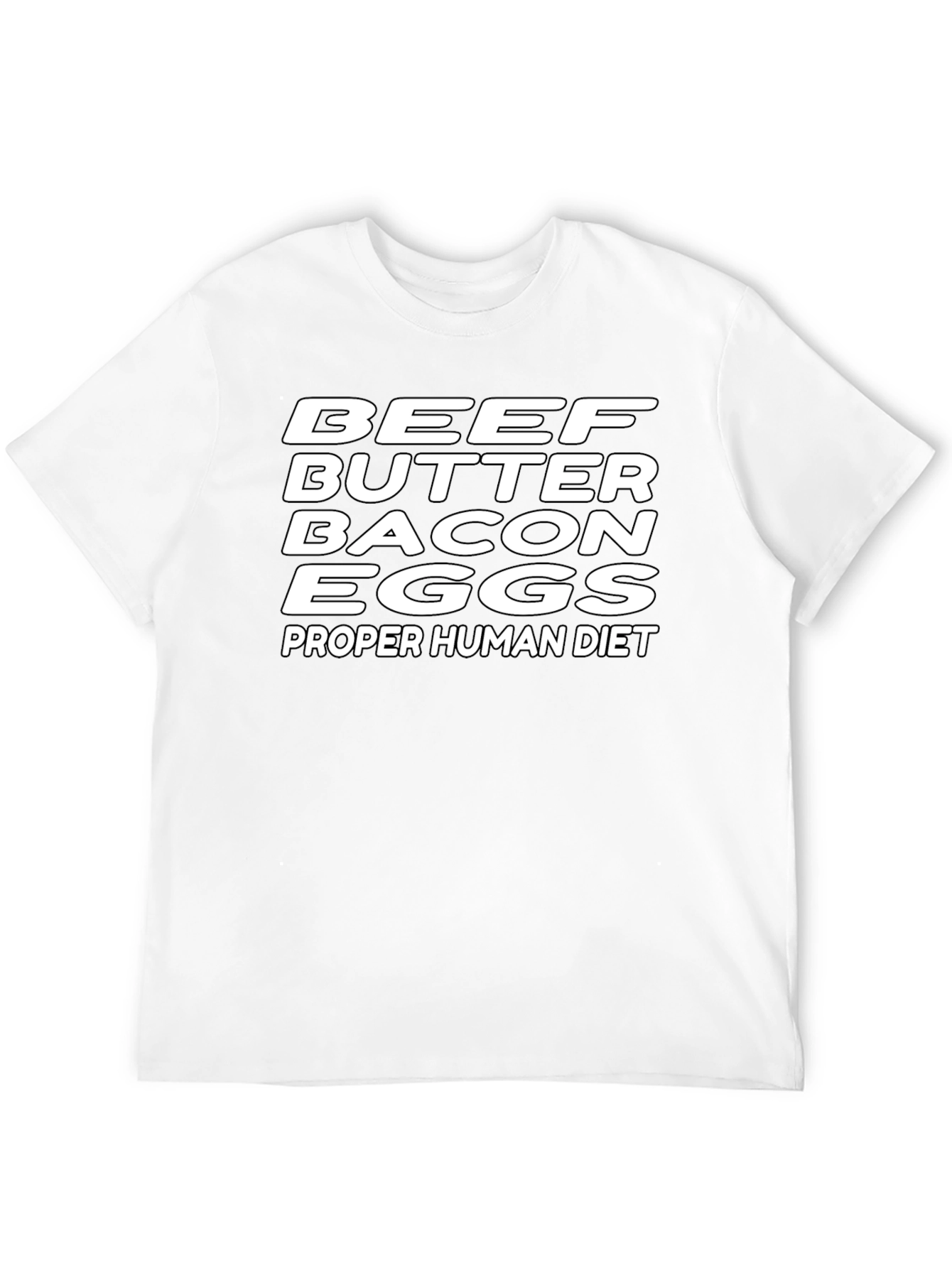 Beef Butter Bacon Eggs T-Shirt - Proper Human Diet