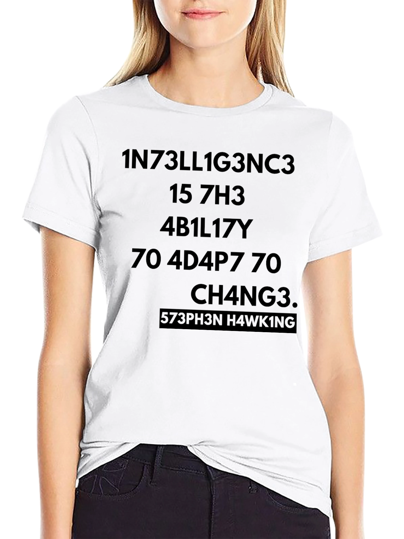 Intelligence Stephen Hawking T-Shirt