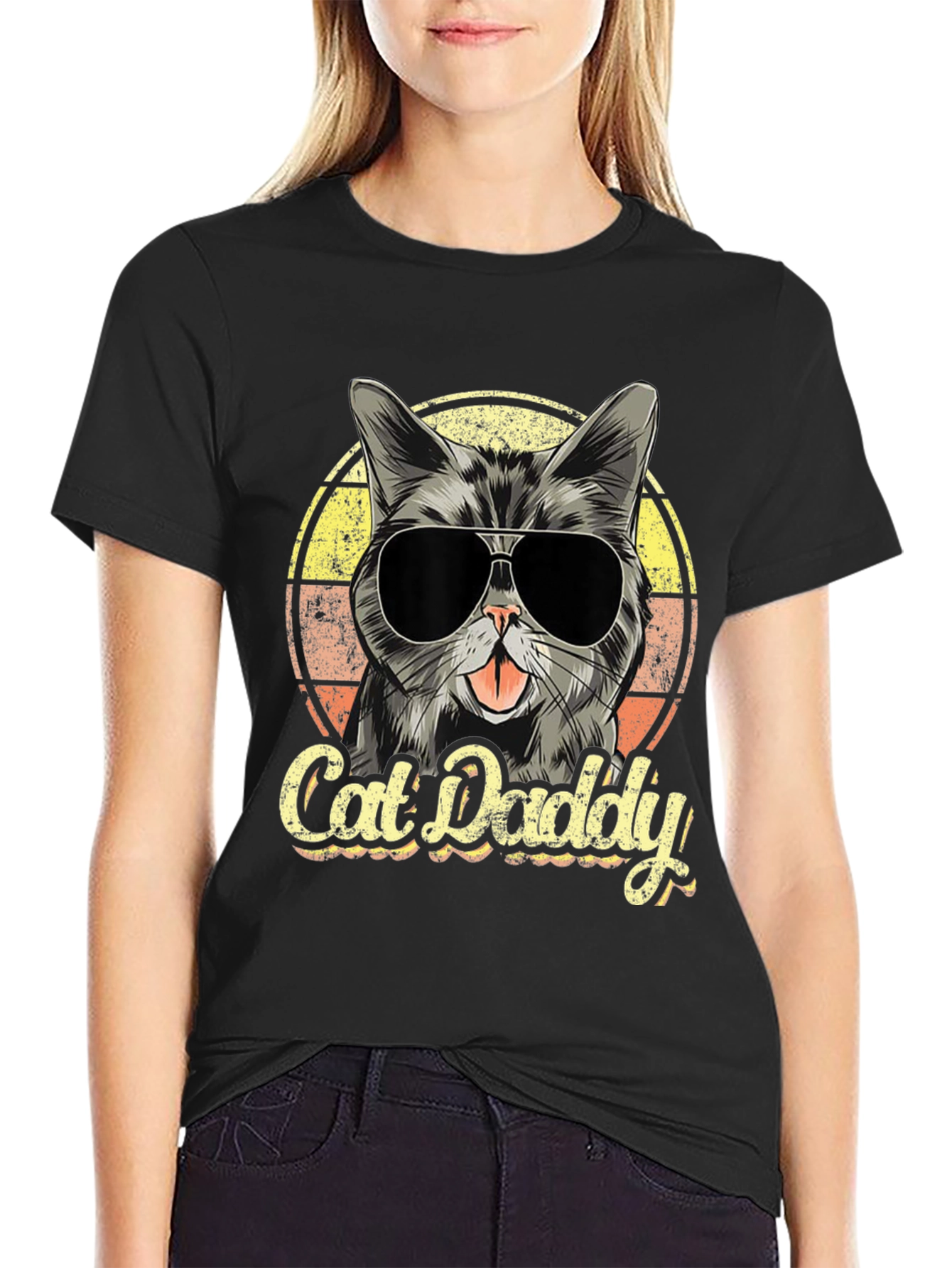Cool Cat Daddy Graphic T-Shirt
