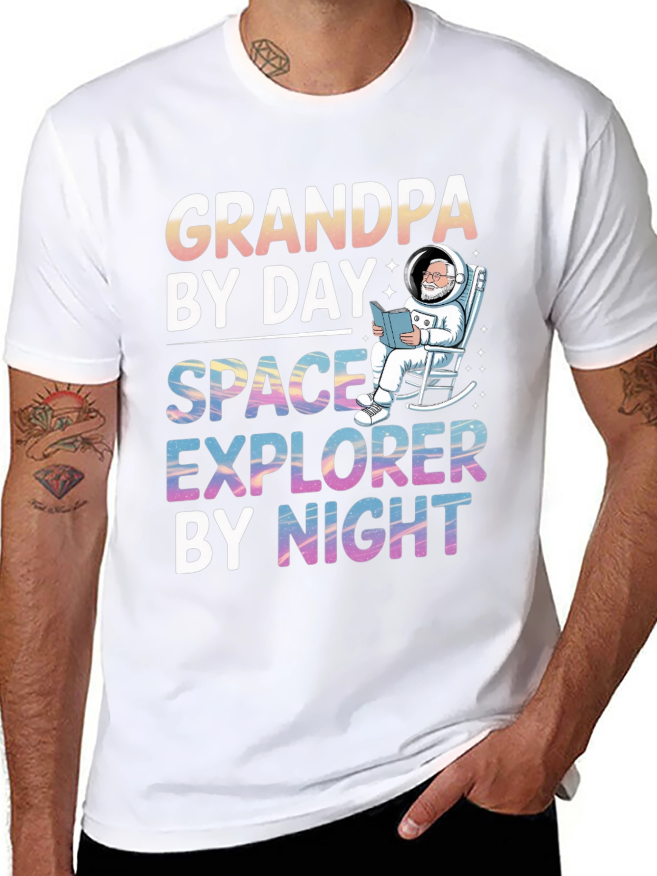 Grandpa Space Explorer T-Shirt