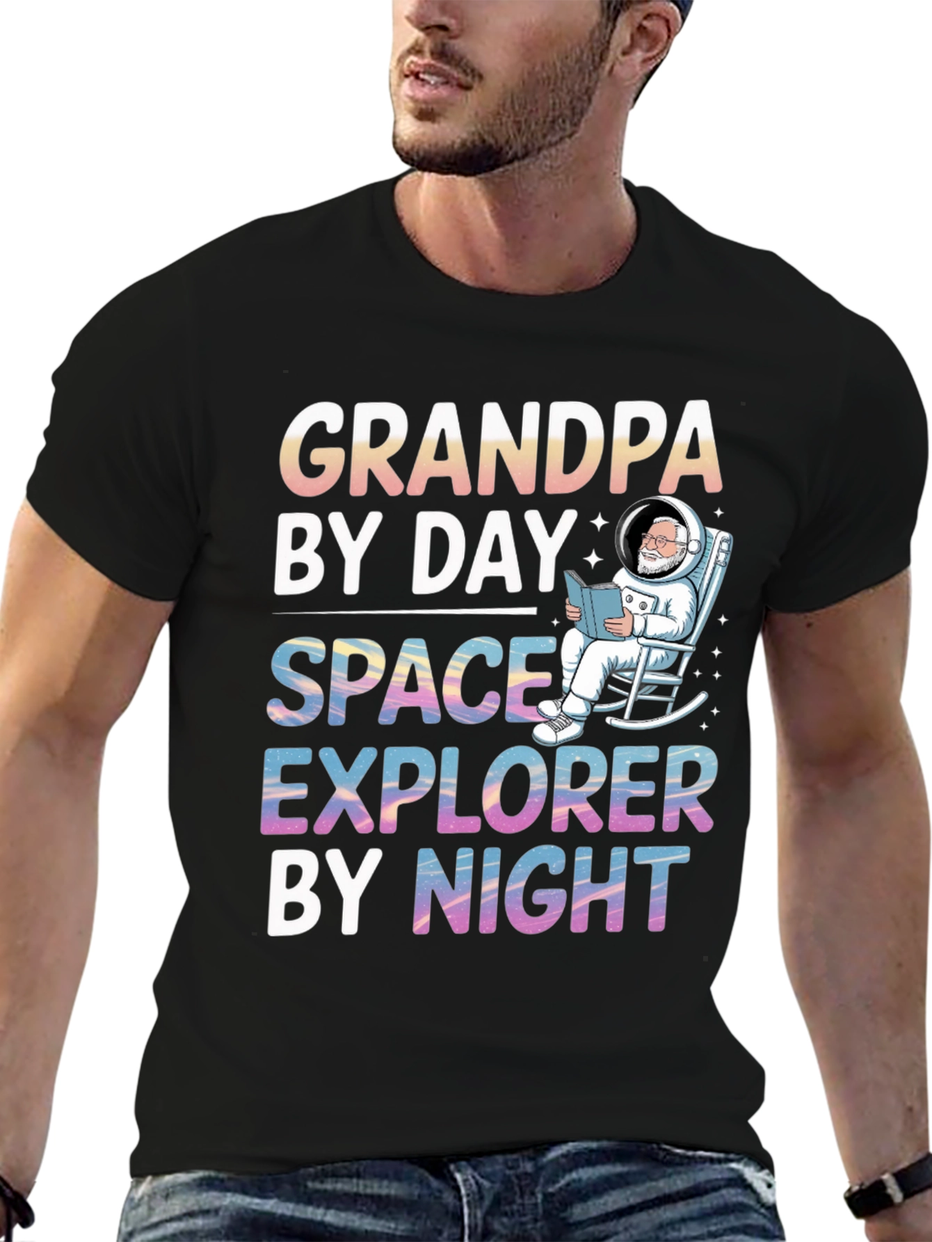 Grandpa Space Explorer T-Shirt