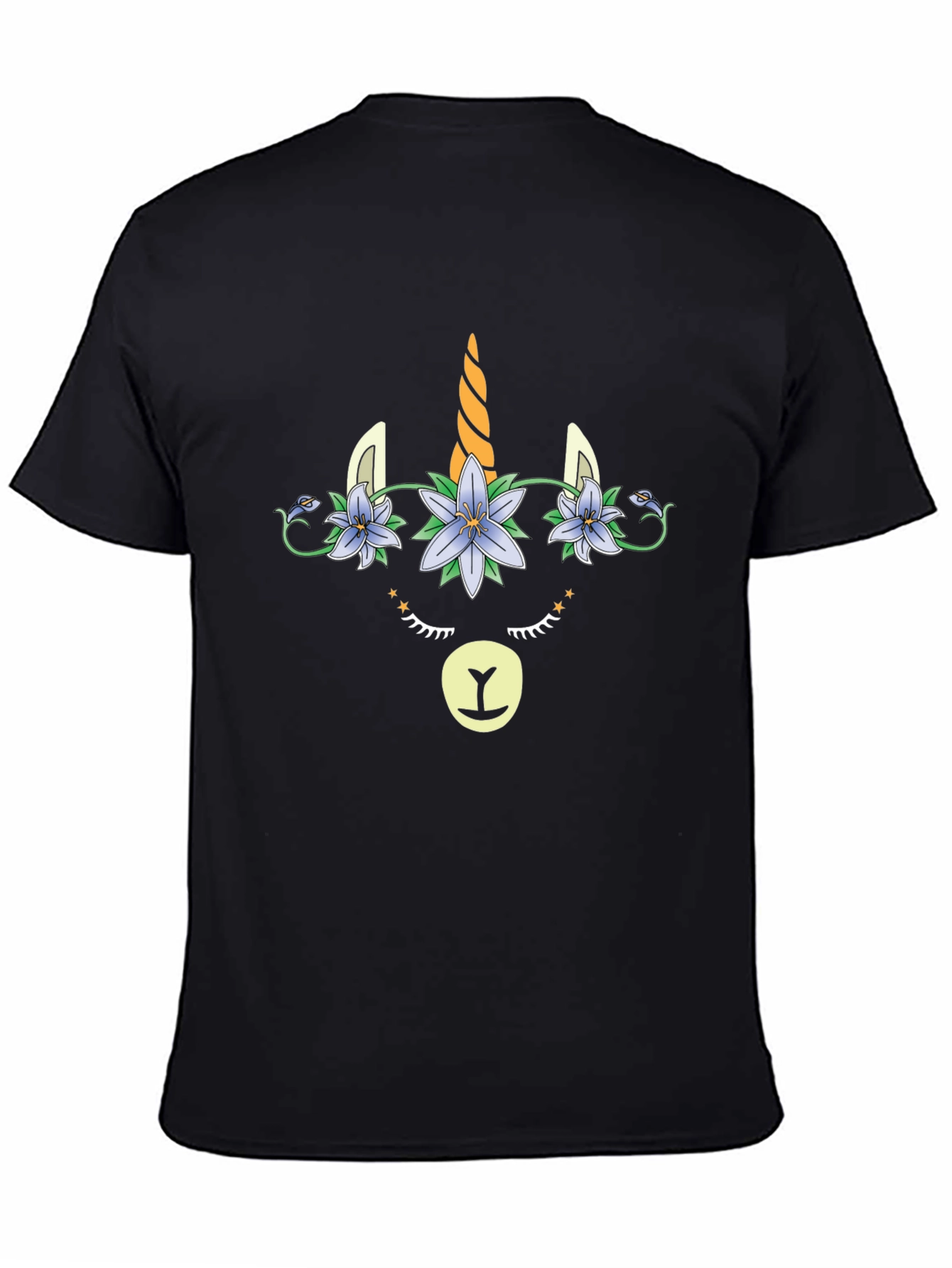 Unicorn Face Graphic T-Shirt
