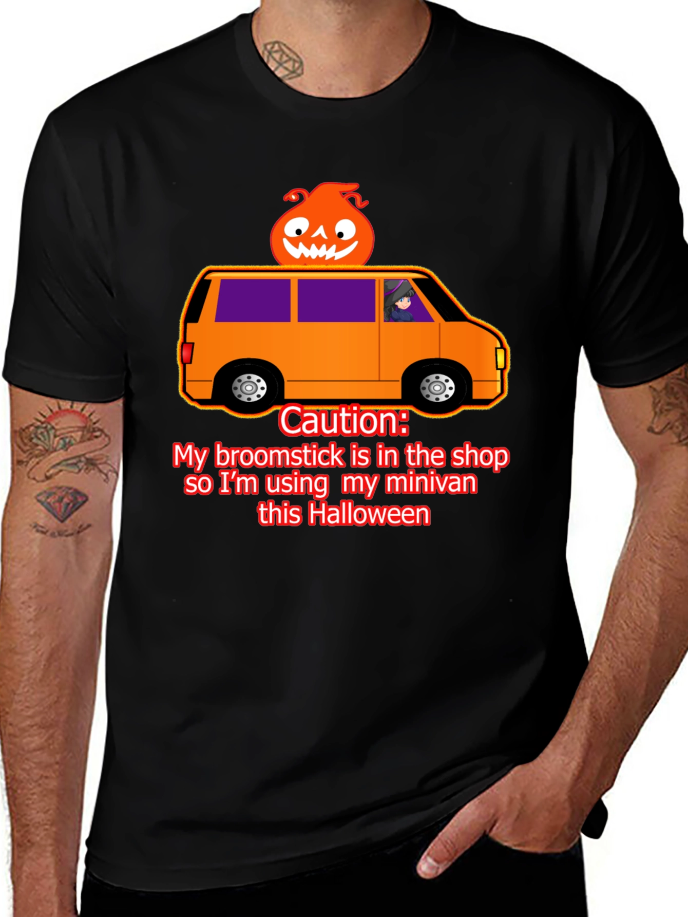 Halloween Minivan T-Shirt