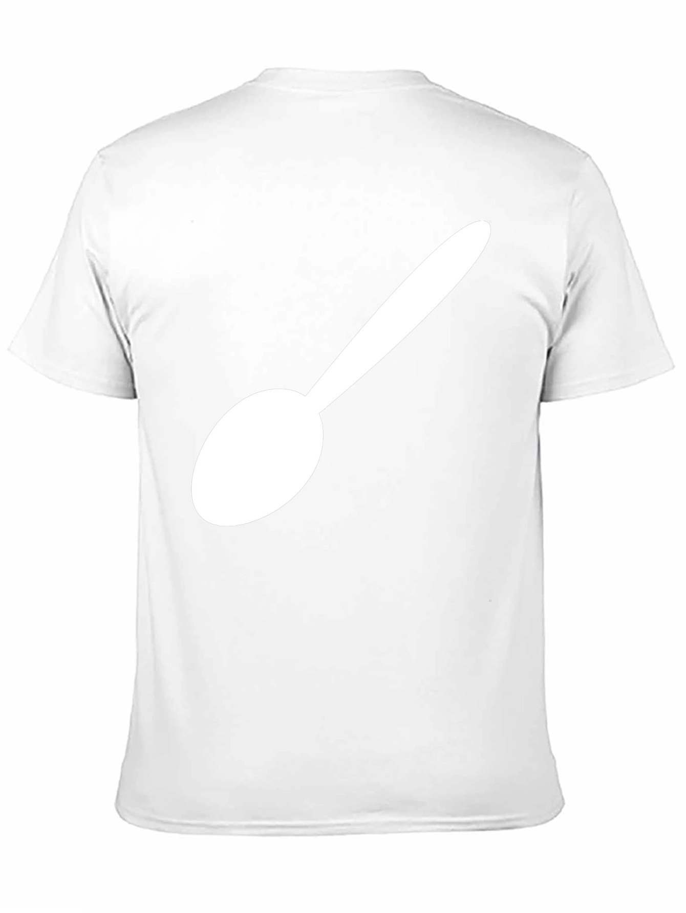 Spoon Graphic T-Shirt - Black Cotton Blend Tee