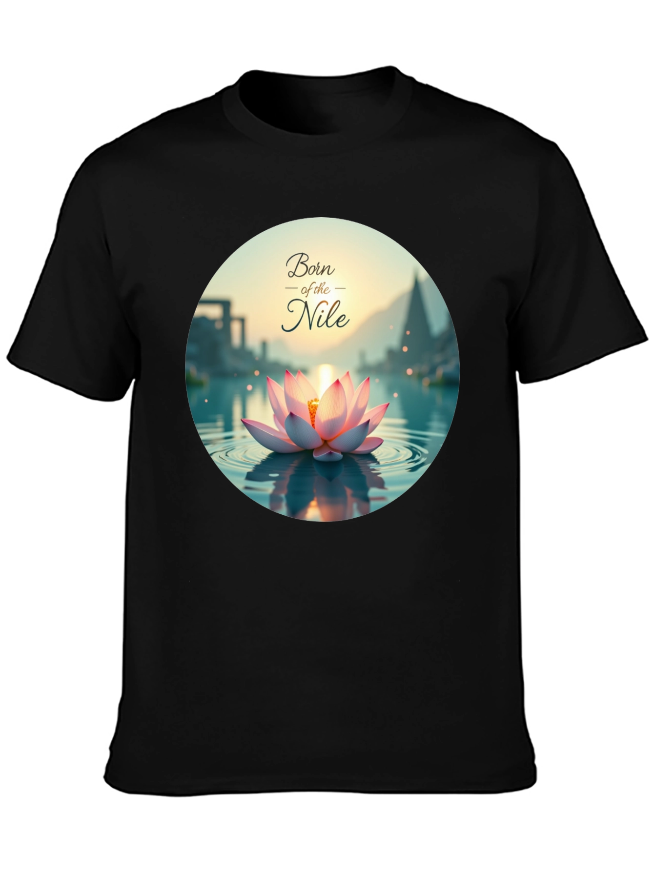 Born of the Nile T-Shirt - Lotus Design