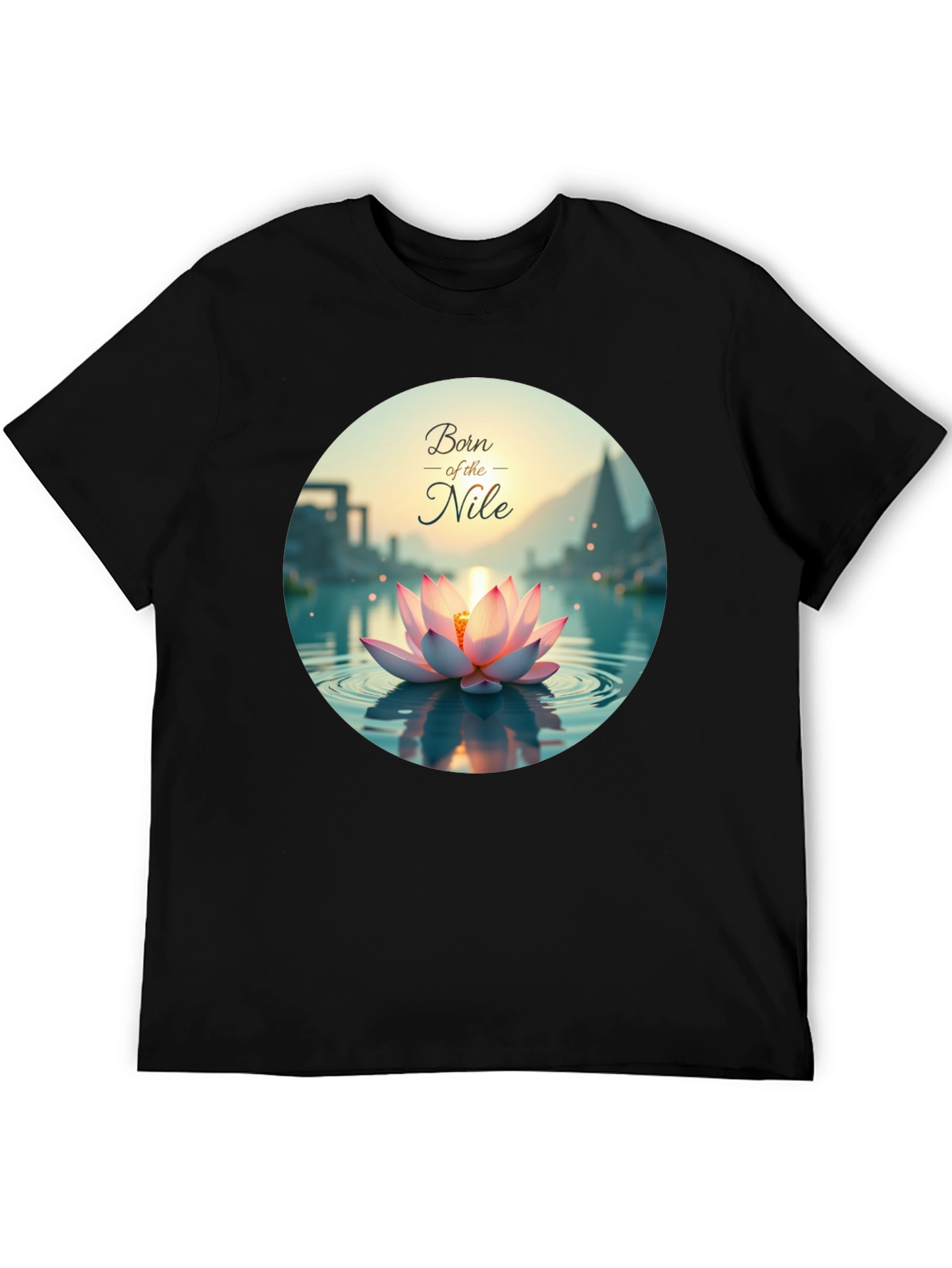 Born of the Nile T-Shirt - Lotus Design