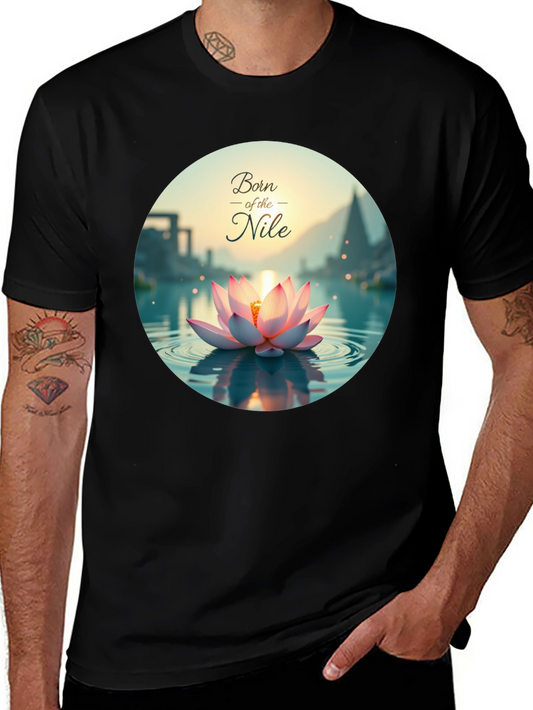 Born of the Nile T-Shirt - Lotus Design
