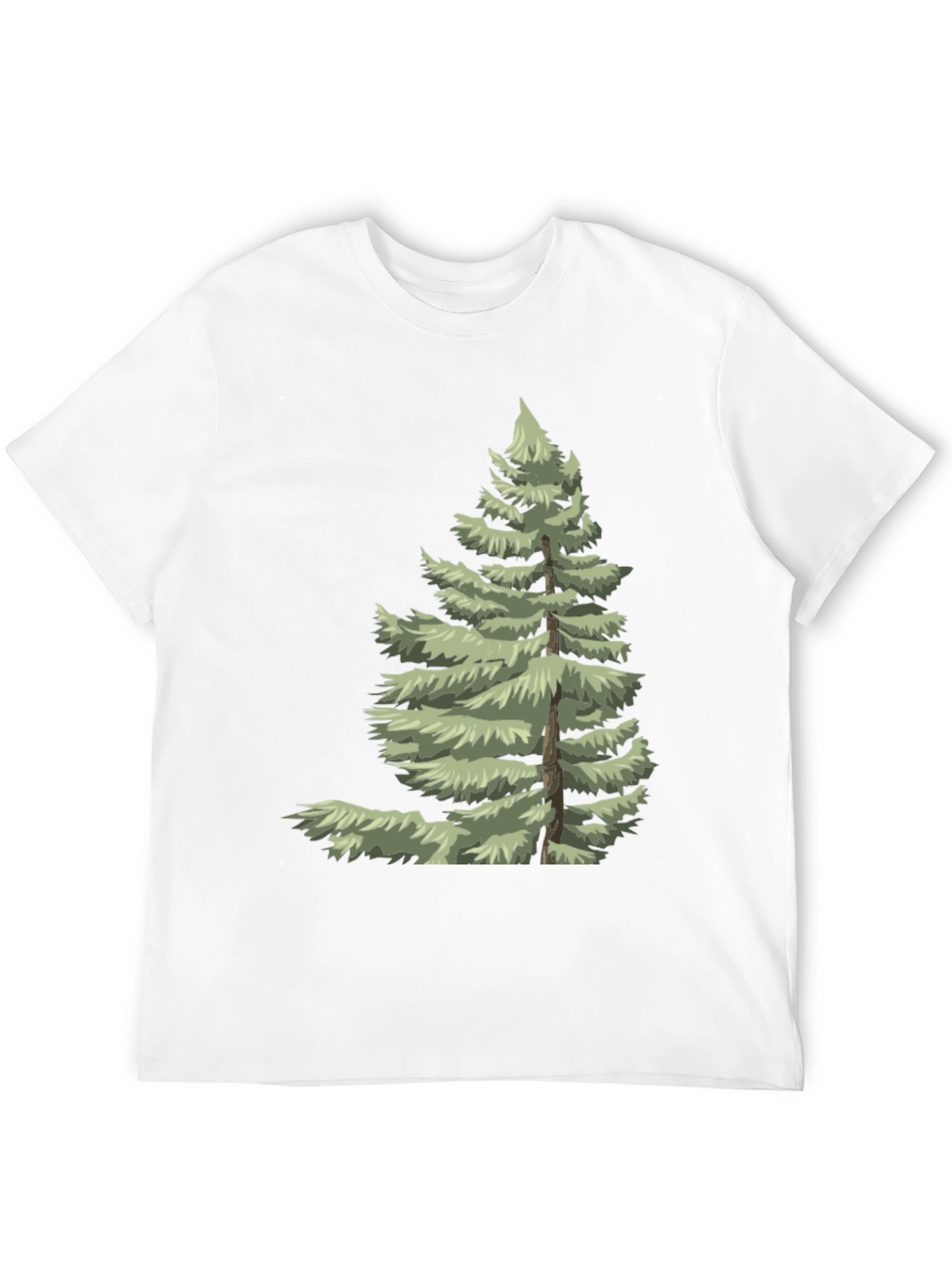Evergreen Tree Graphic Tee - Nature Inspired Shirt