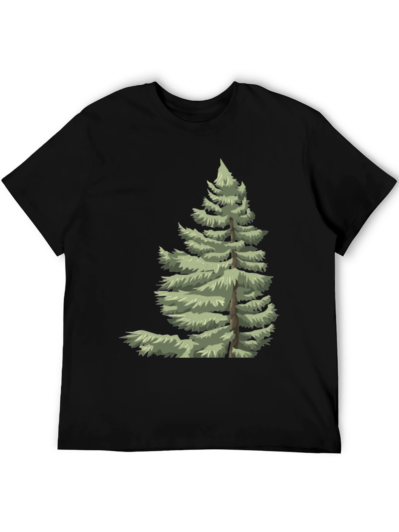 Evergreen Tree Graphic Tee - Nature Inspired Shirt