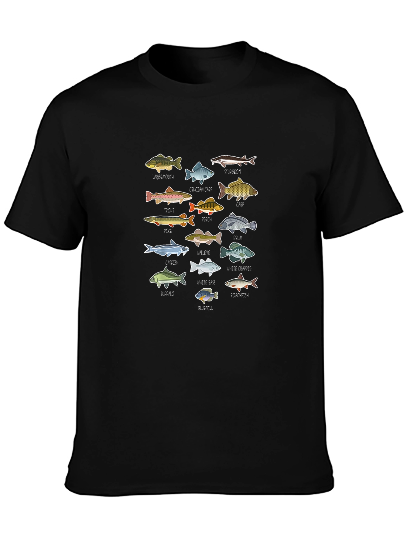 Fish Species T-Shirt: Anglers Delight