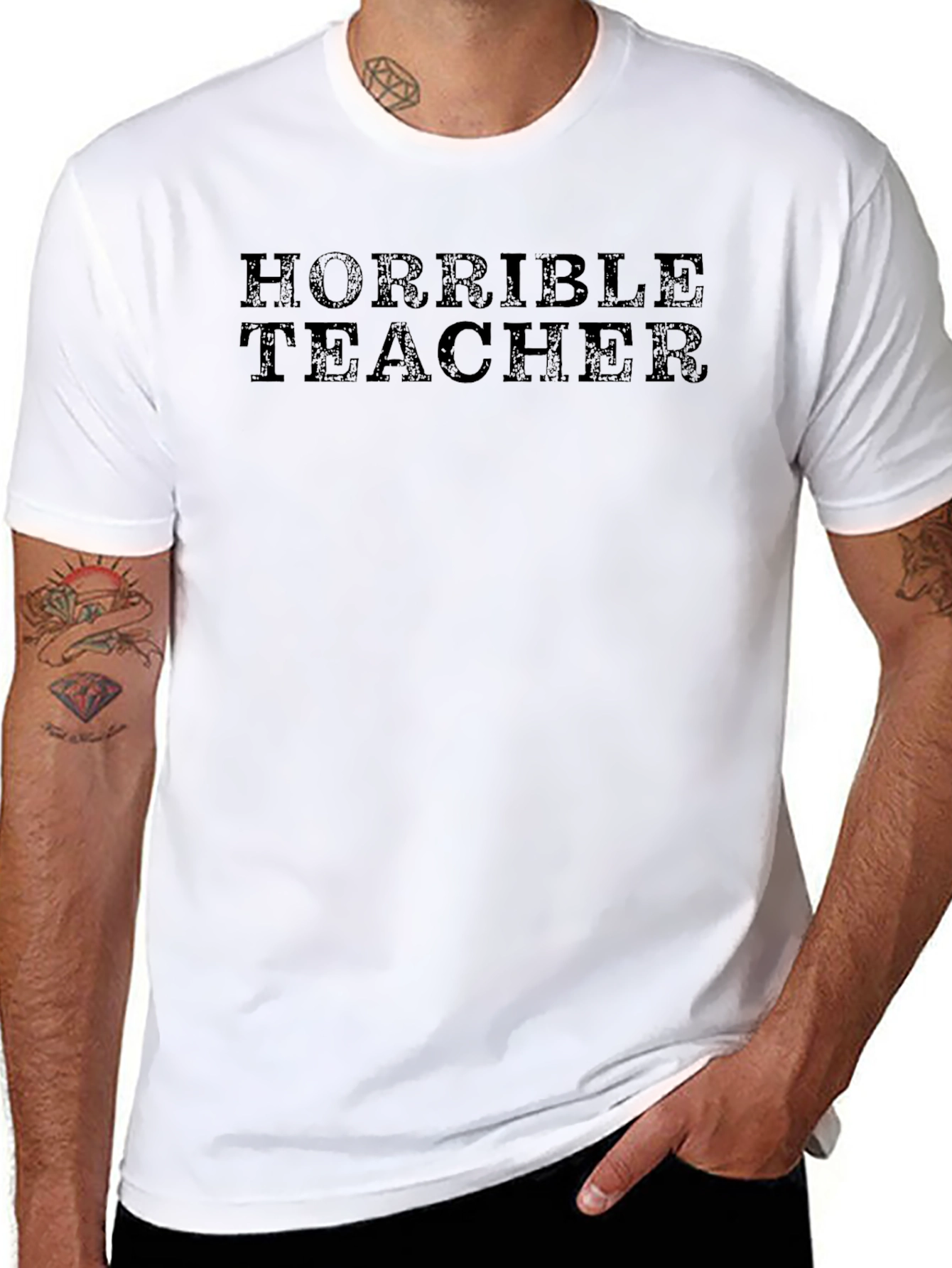 Horrible Teacher T-Shirt - Unisex Novelty Tee