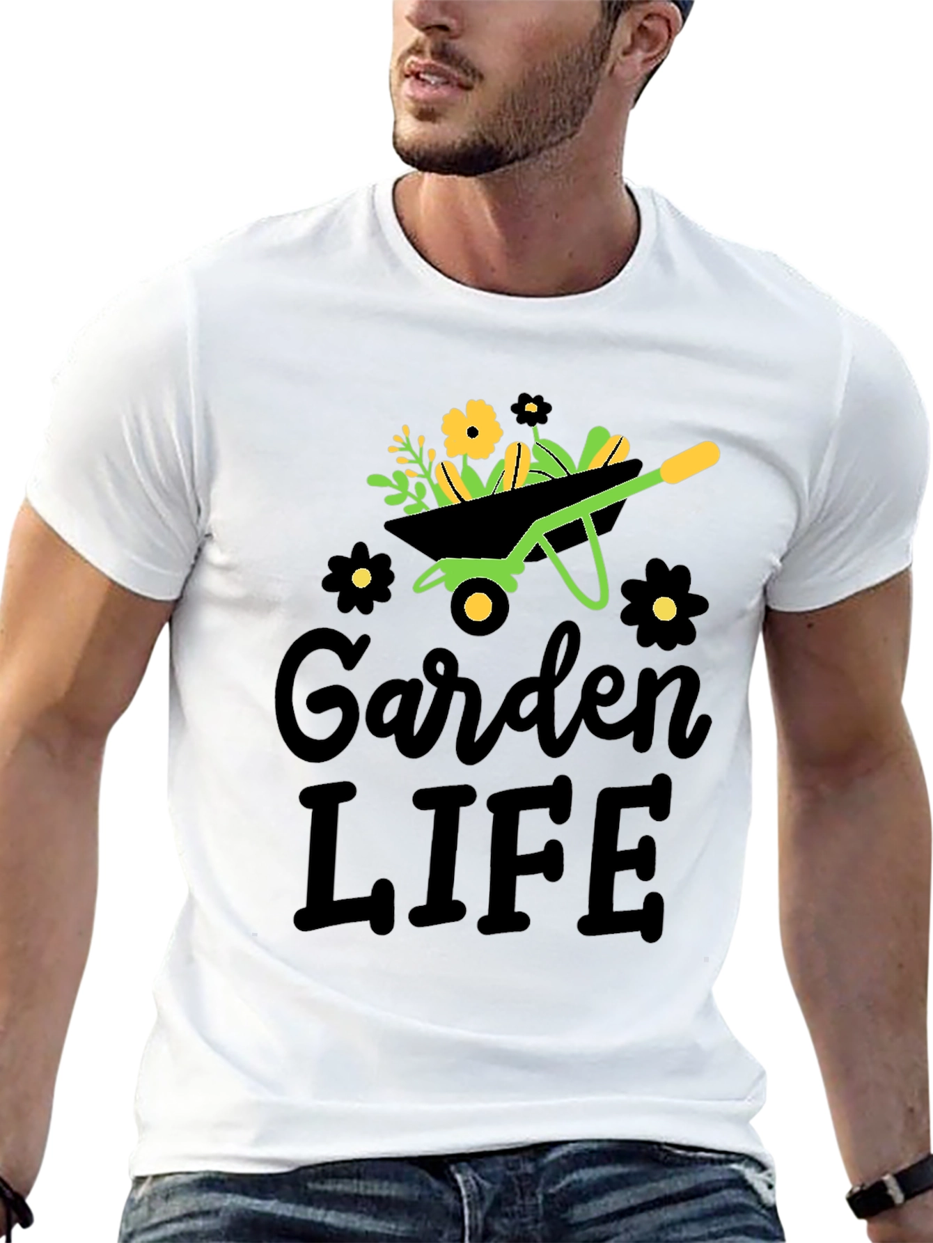 Garden Life T-Shirt - Wheelbarrow Graphic Tee