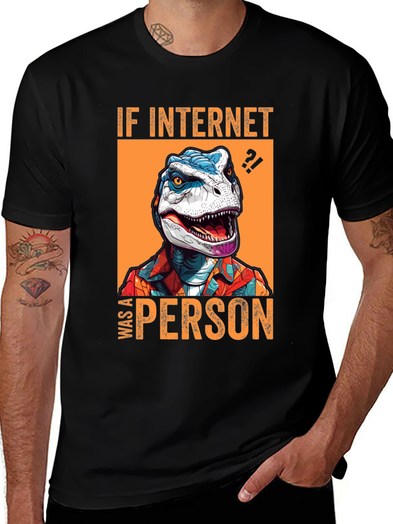 Internet Dinosaur Graphic Tee