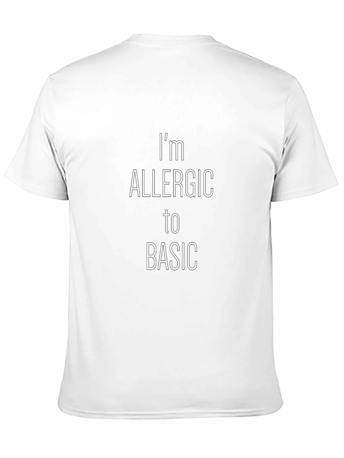 Im Allergic to Basic Black T-Shirt