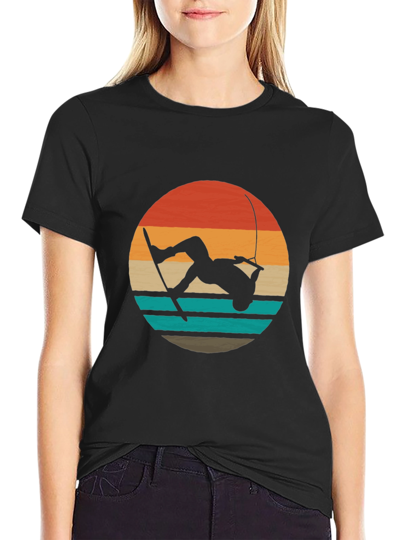 Wakeboard Retro Sunset T-Shirt