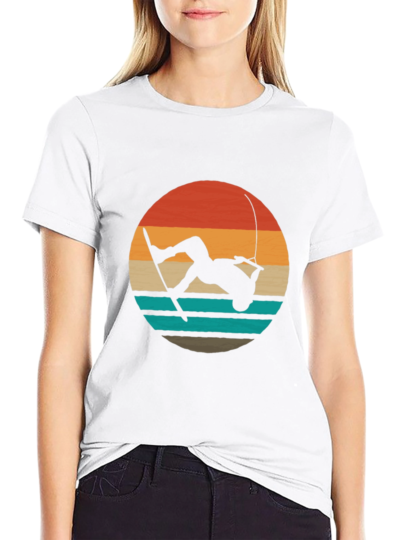 Wakeboard Retro Sunset T-Shirt