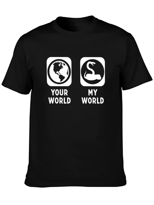 Your World My World Snake T-Shirt