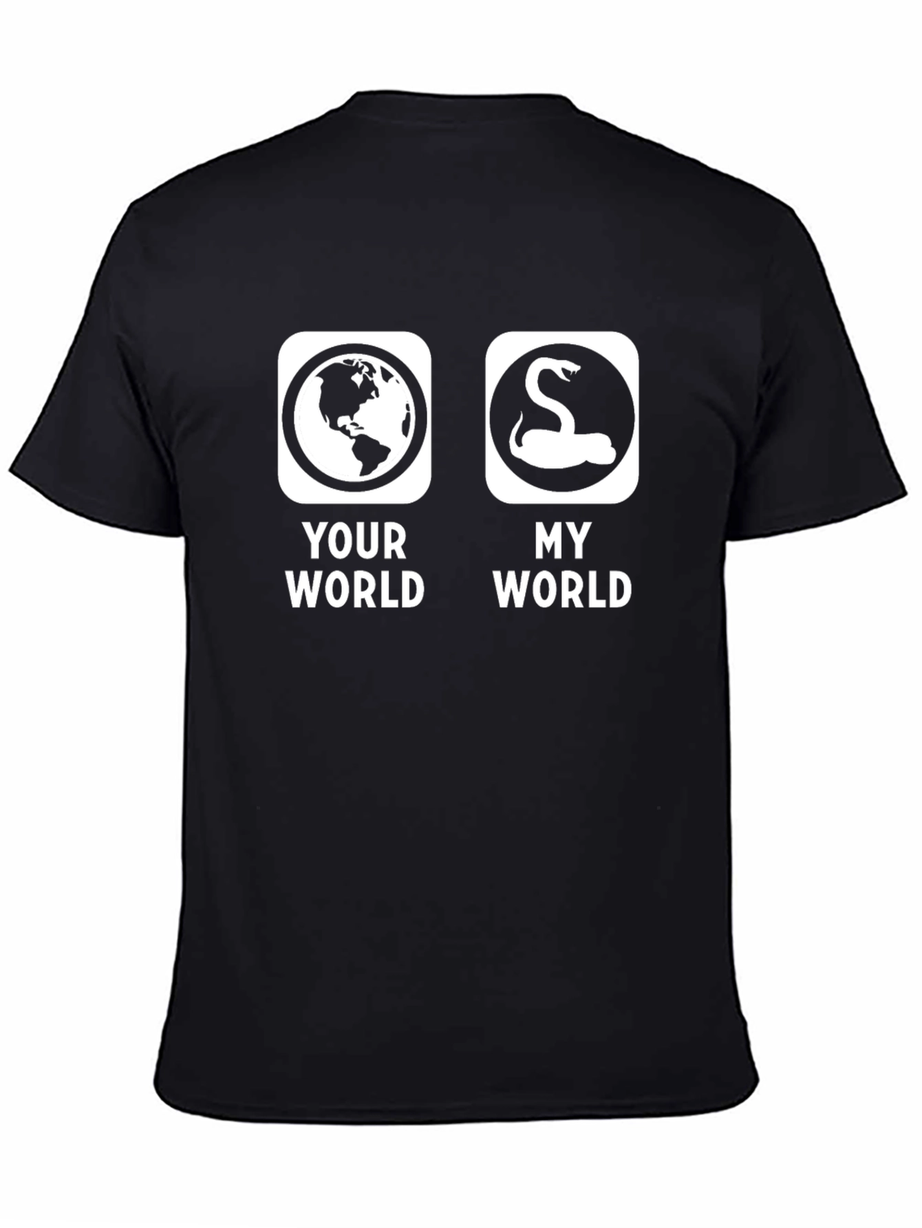 Your World My World Snake T-Shirt