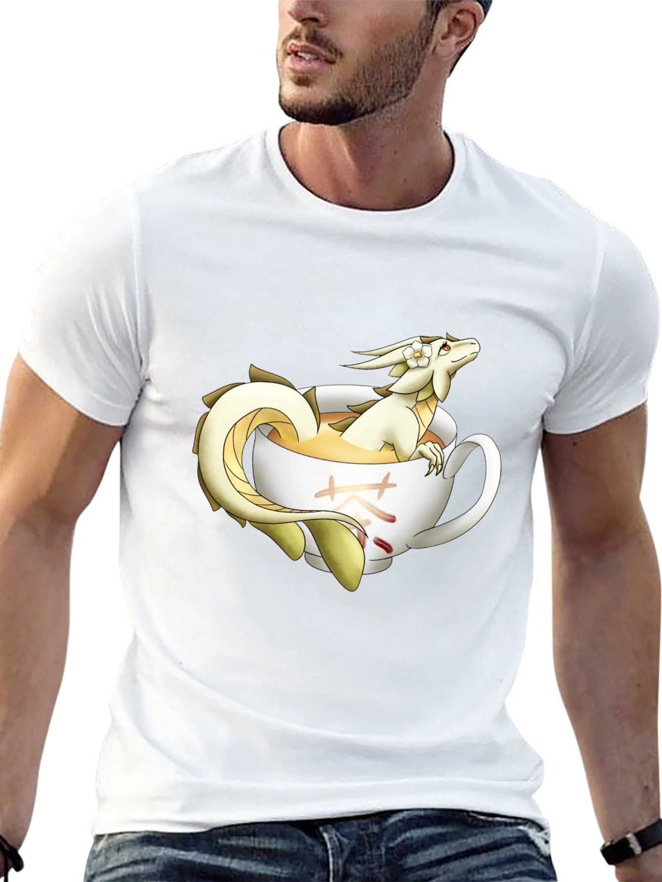 Dragon Tea Cup T-Shirt