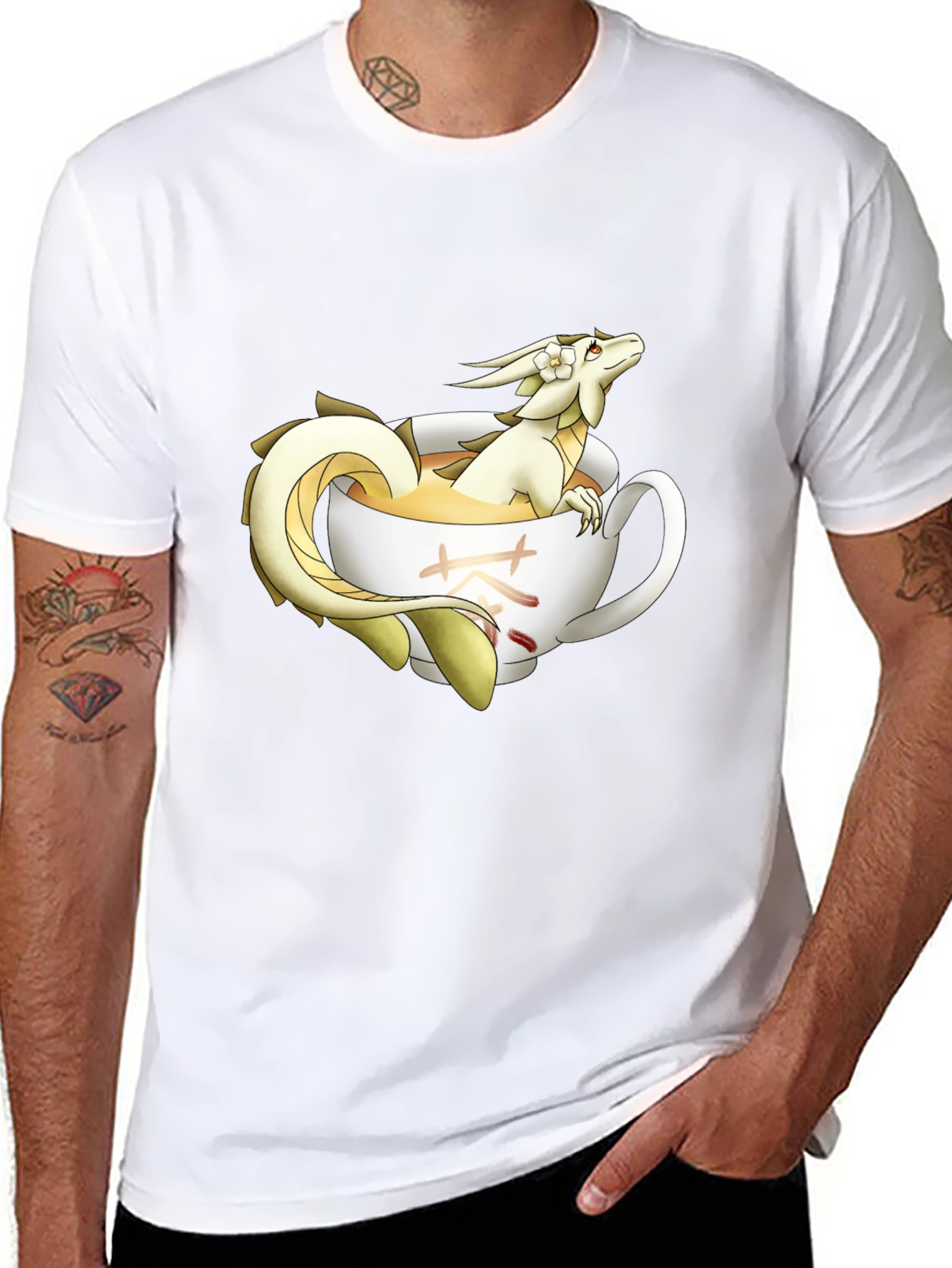 Dragon Tea Cup T-Shirt