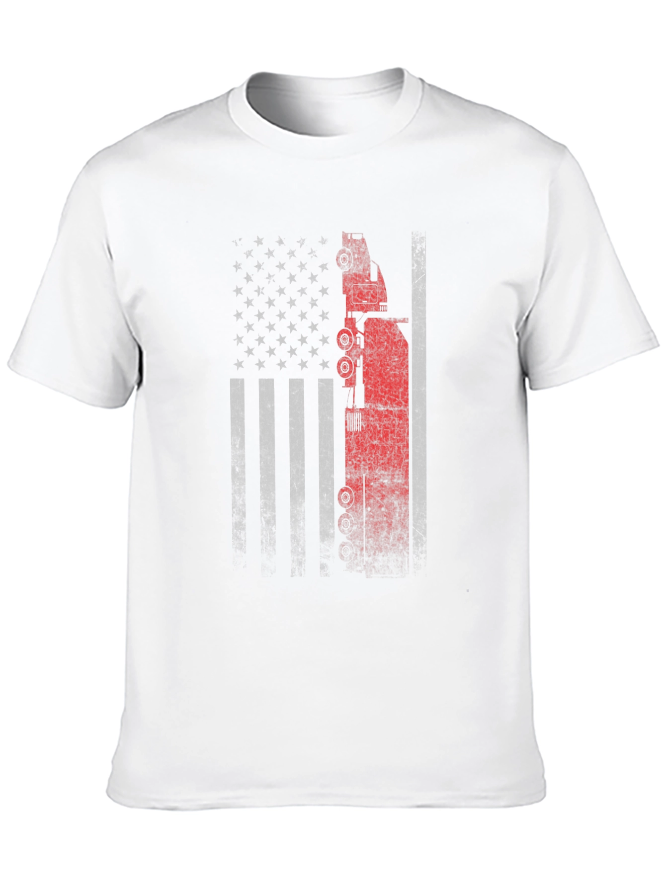 American Flag Crane Operator T-Shirt