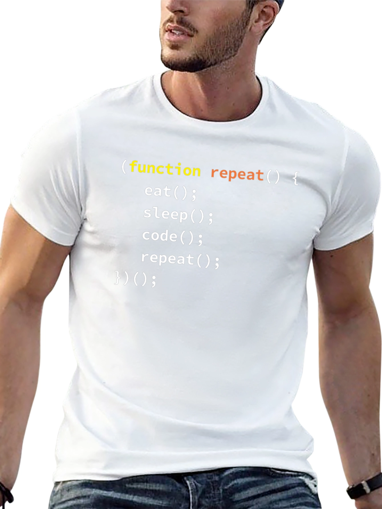 Coders Loop T-Shirt - Eat Sleep Code Repeat