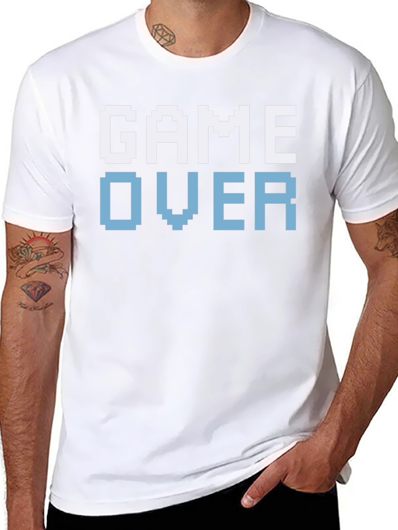 Game Over Graphic Tee - Gamer Style