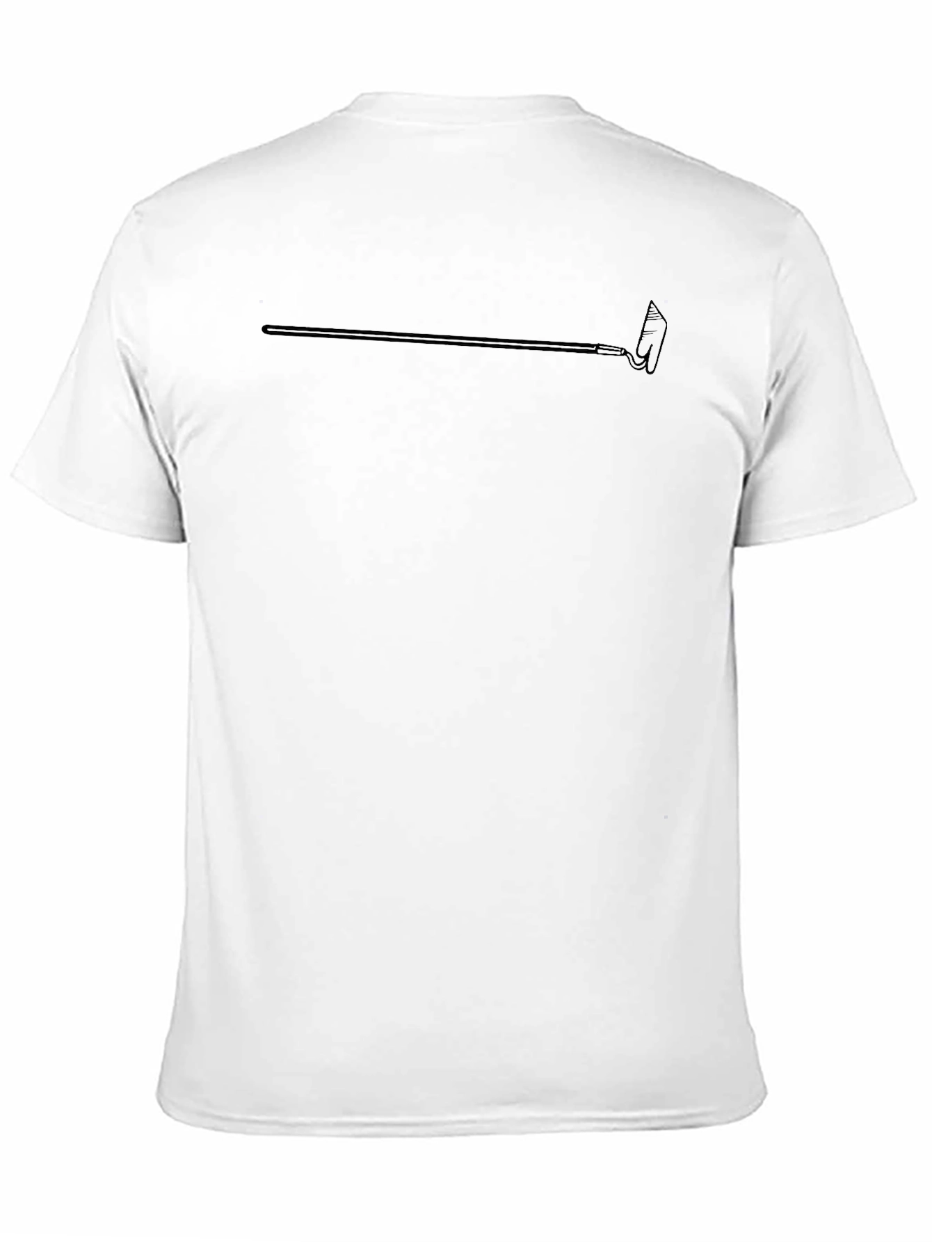 Minimalist Hoe Graphic Black T-Shirt