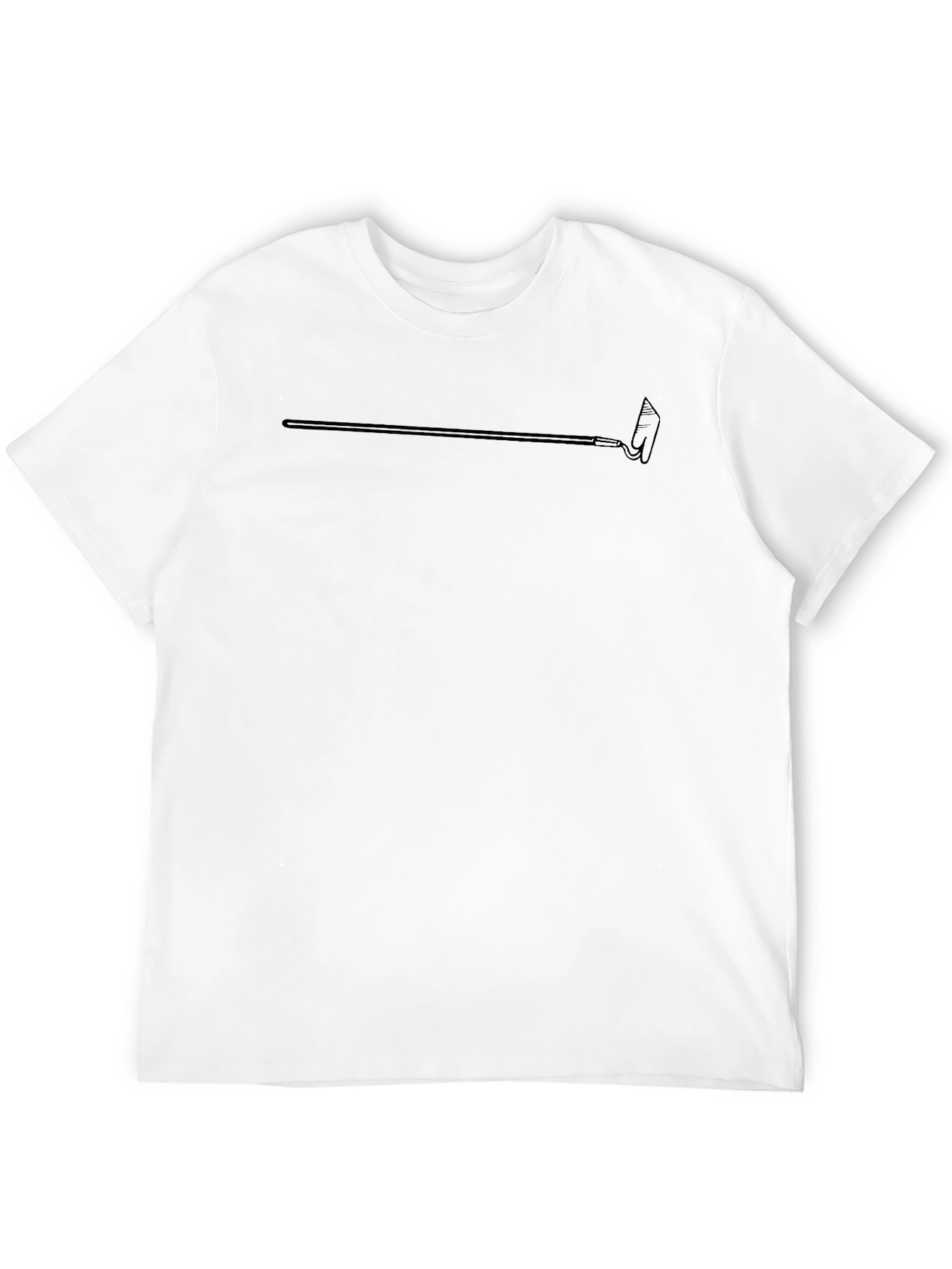 Minimalist Hoe Graphic Black T-Shirt