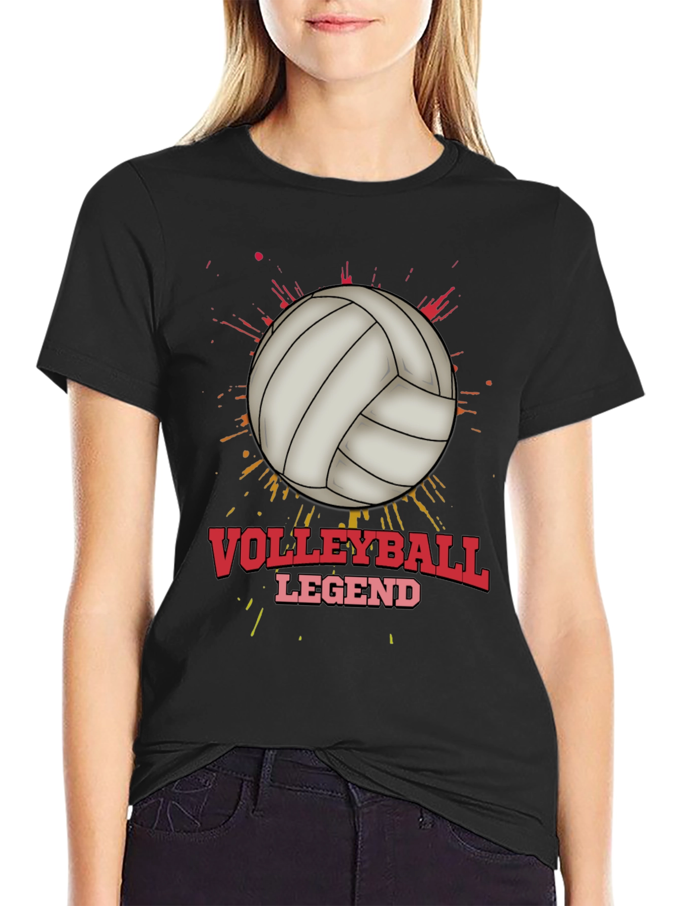 Volleyball Legend Graphic T-Shirt - Sporty Tee