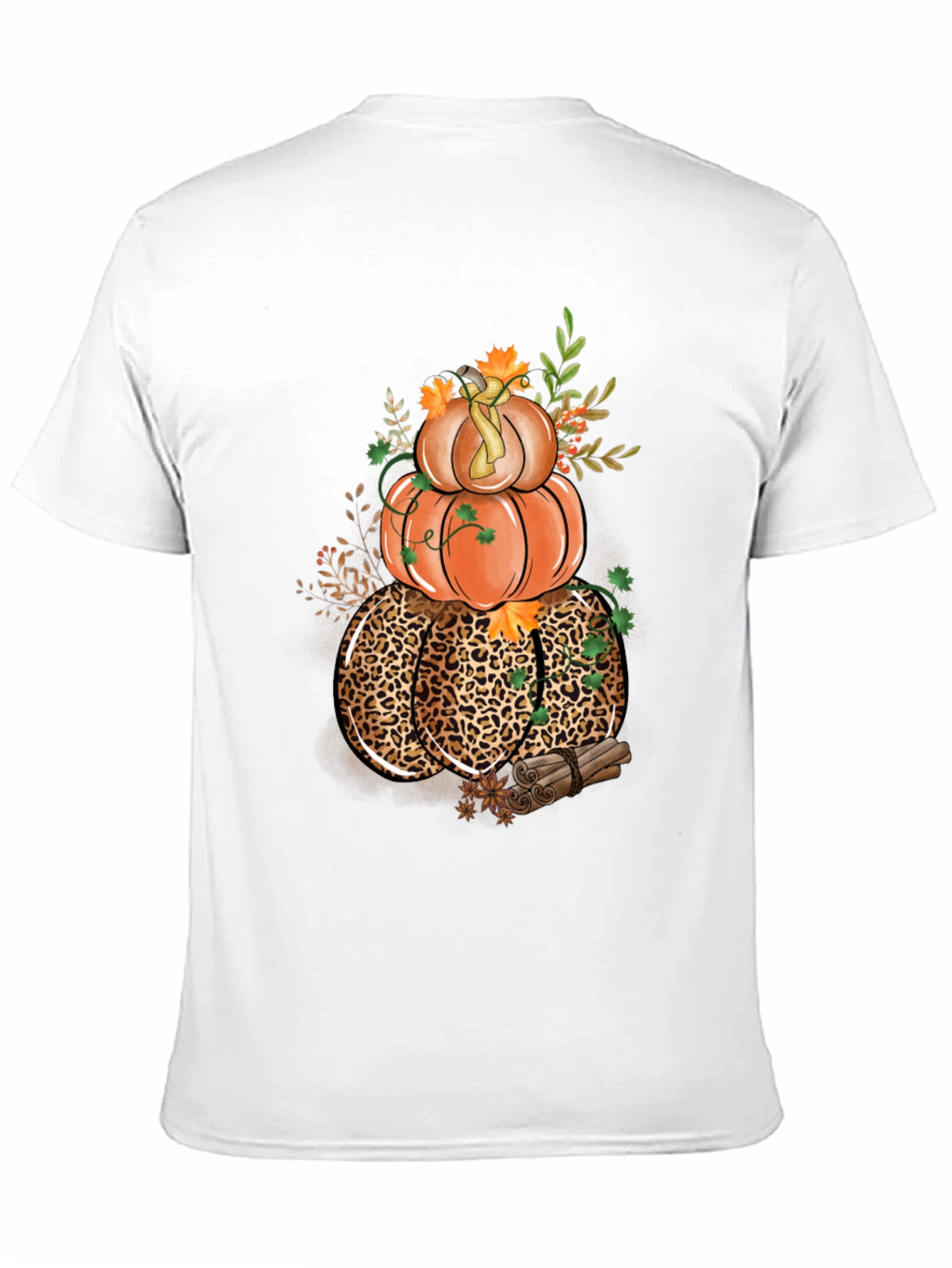 Fall Pumpkin Stack Graphic T-Shirt