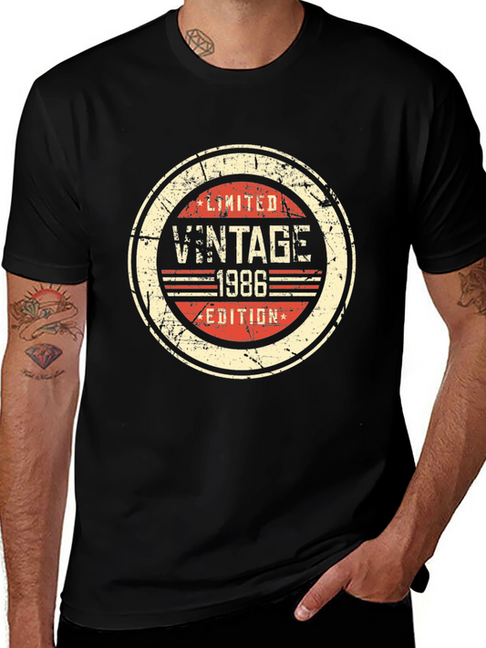 Vintage 1986 Limited Edition Black T-Shirt