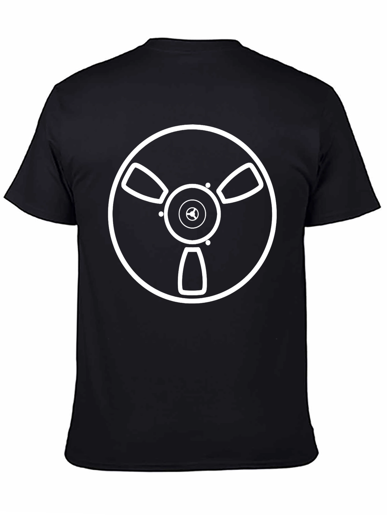 Reel-to-Reel Graphic Tee - Black Cotton T-Shirt