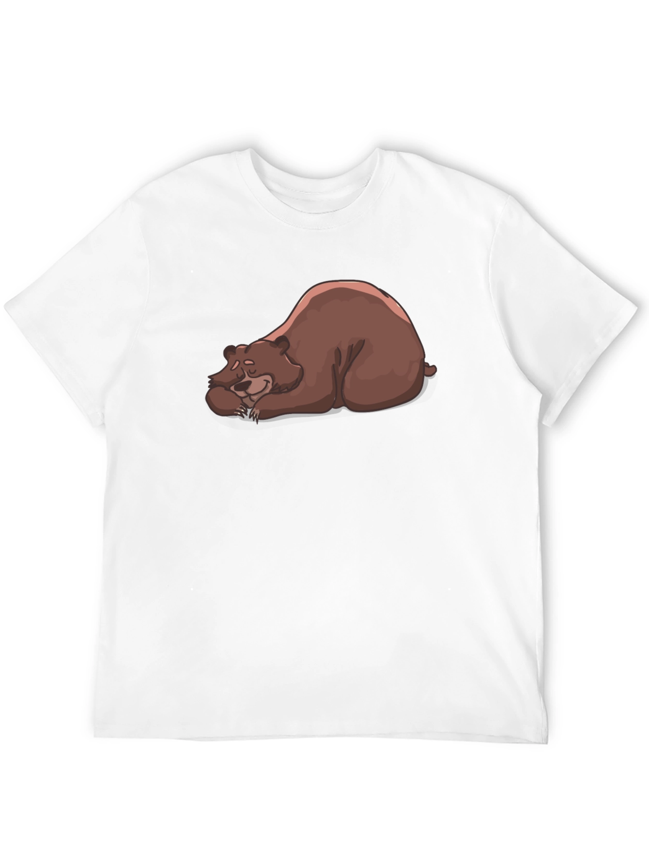 Sleeping Bear Graphic Tee - Casual Comfort Style
