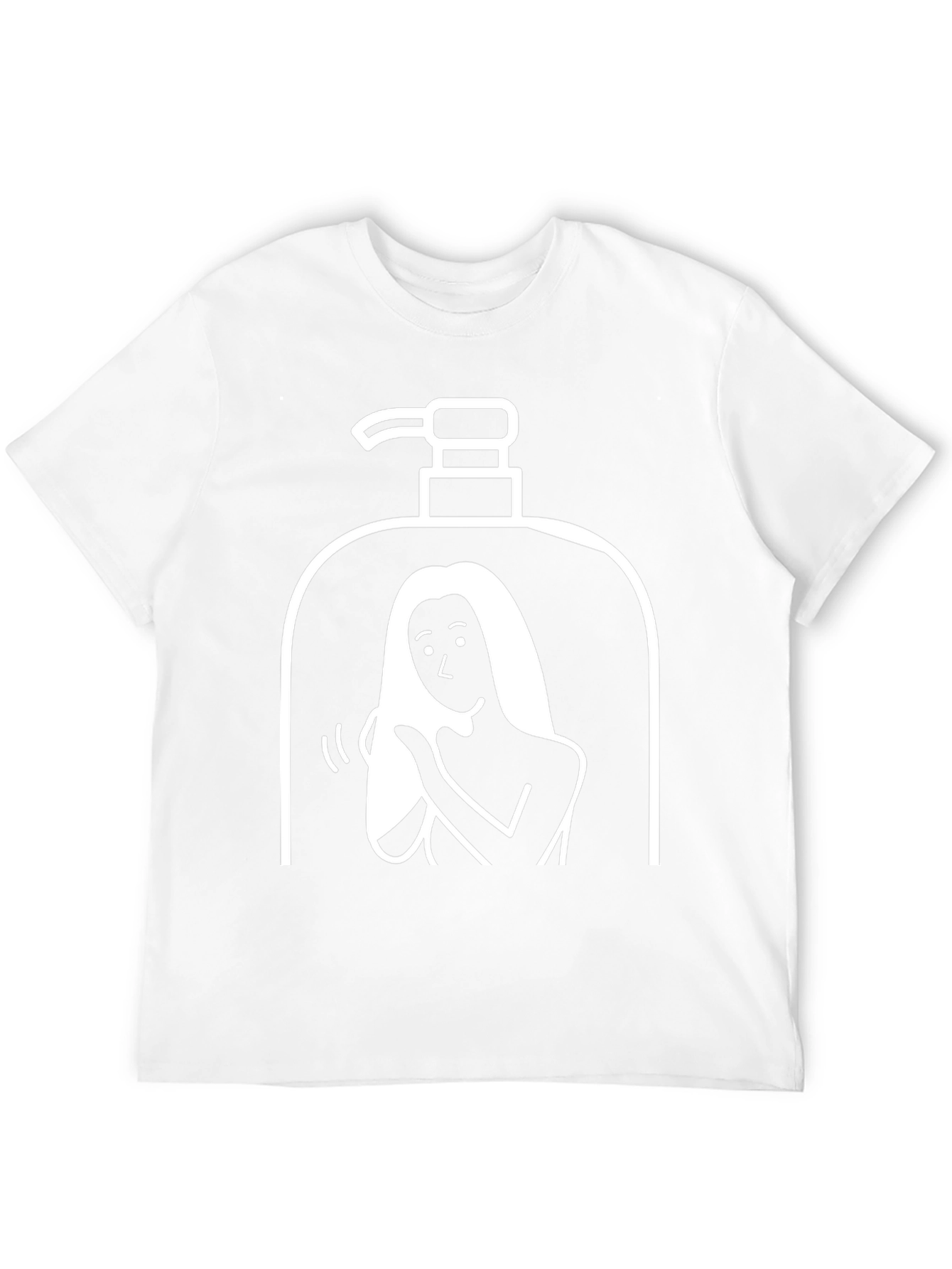 Novelty Shampoo Woman Graphic T-Shirt