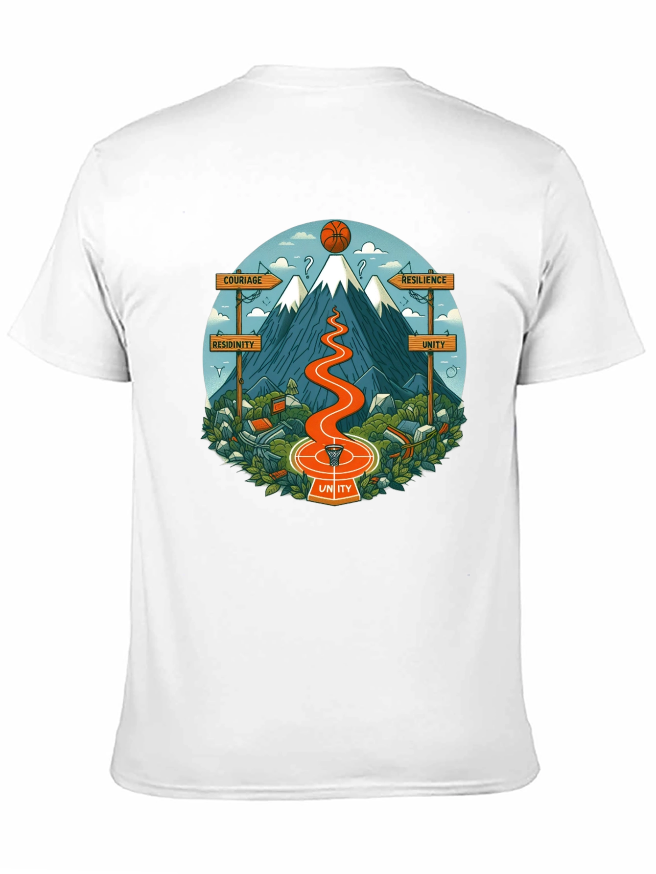 Motivational Mountain Graphic T-Shirt