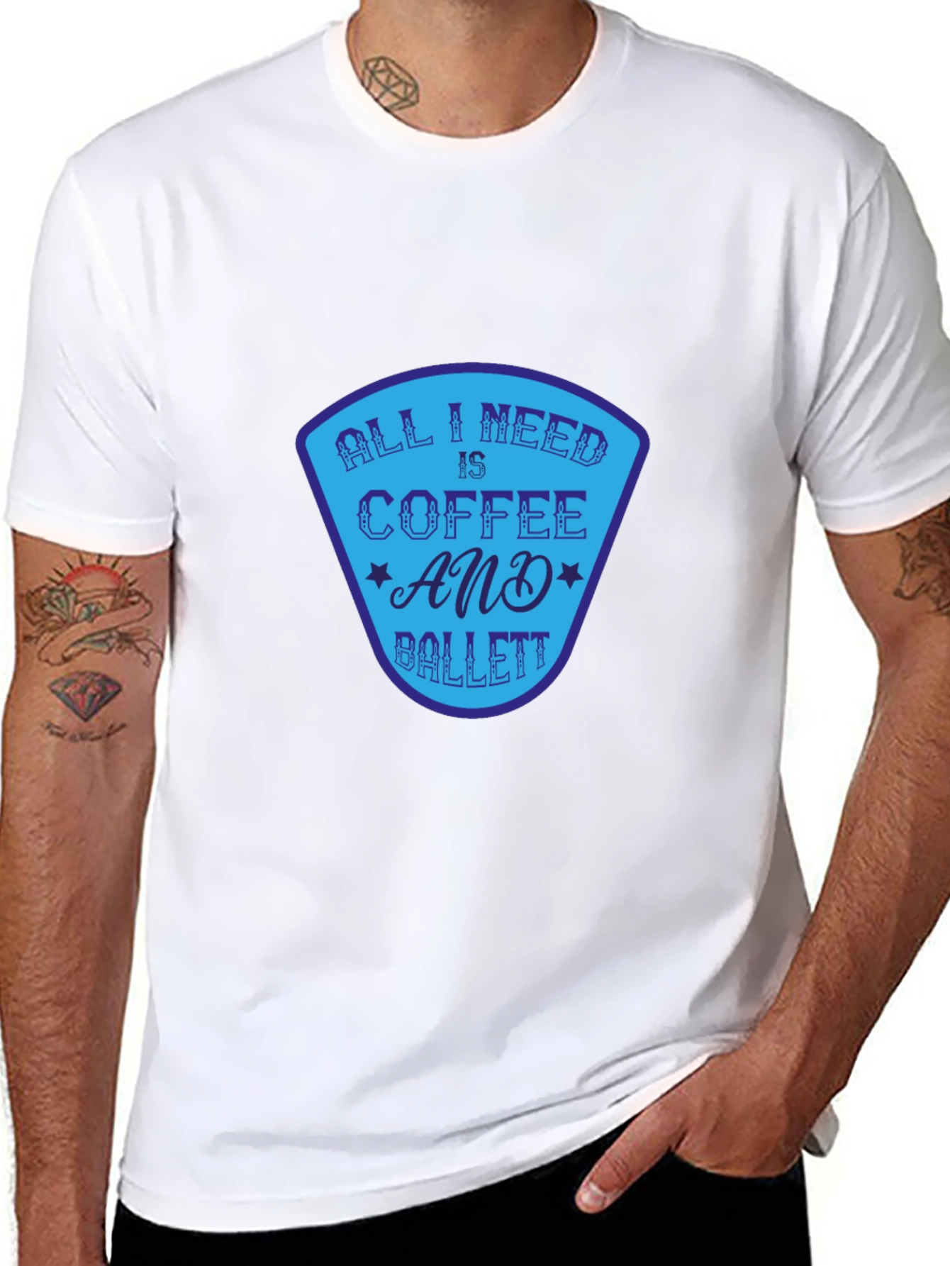 Coffee & Ballet T-Shirt - Unisex Black Tee