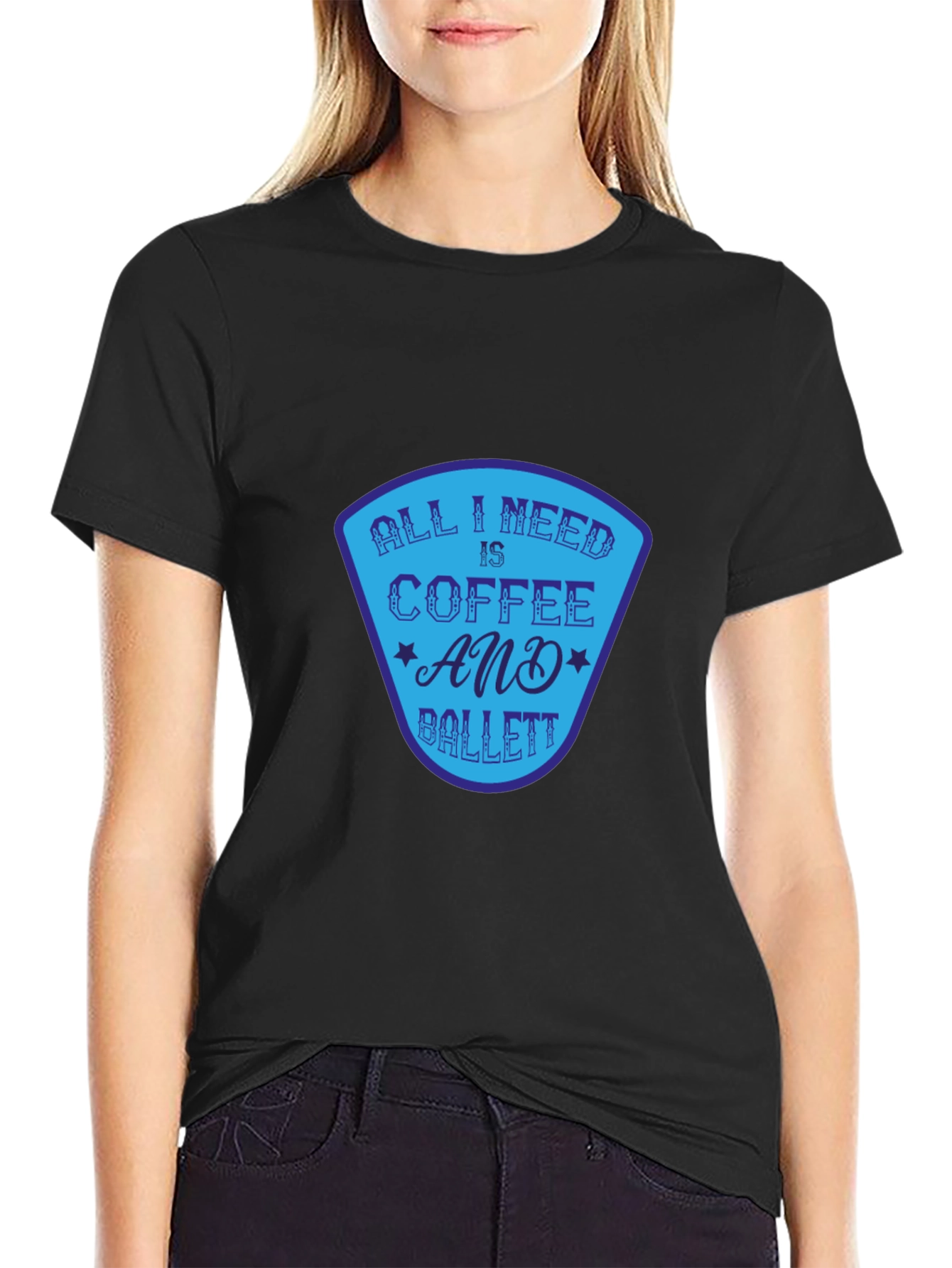 Coffee & Ballet T-Shirt - Unisex Black Tee
