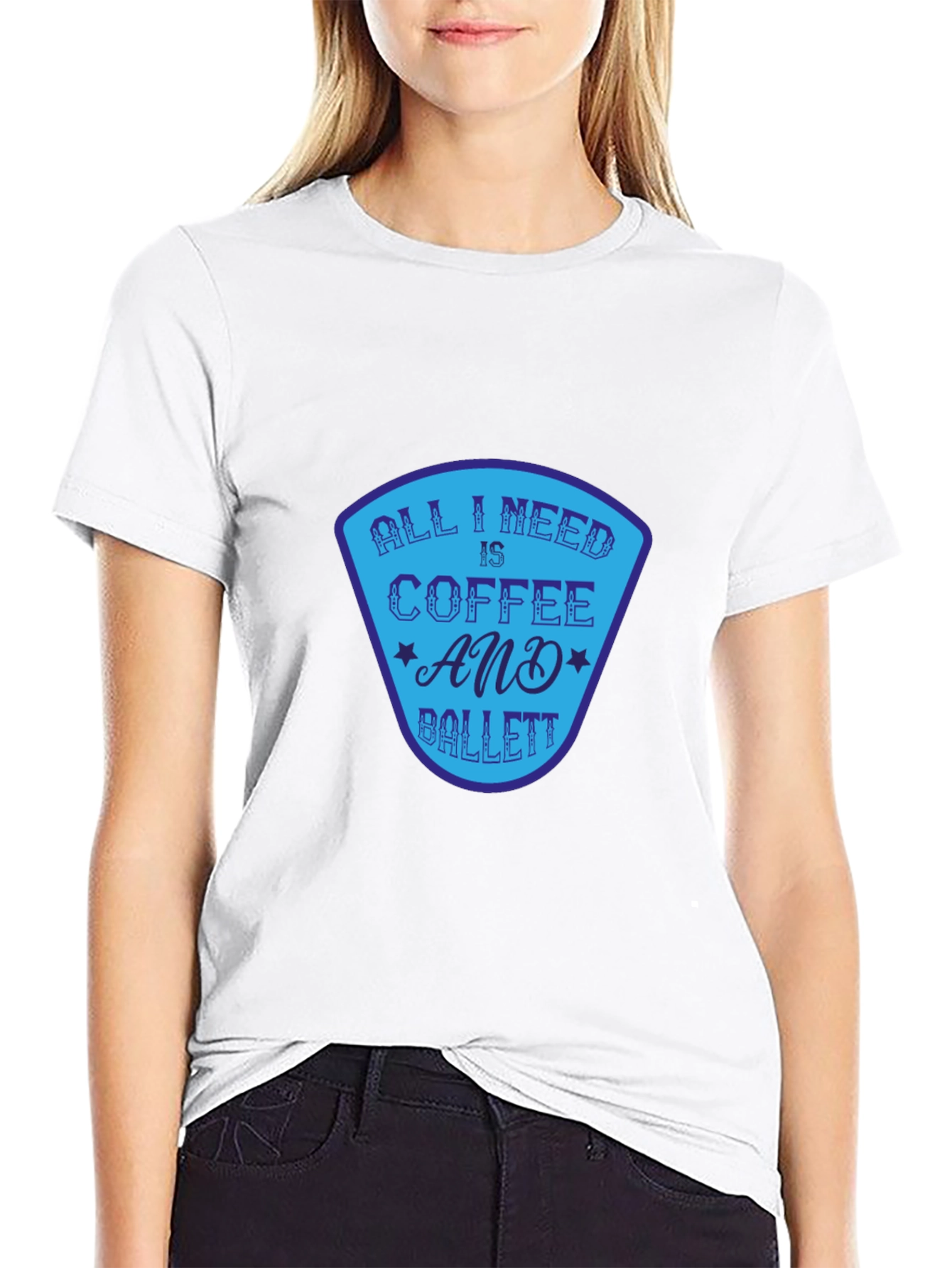 Coffee & Ballet T-Shirt - Unisex Black Tee