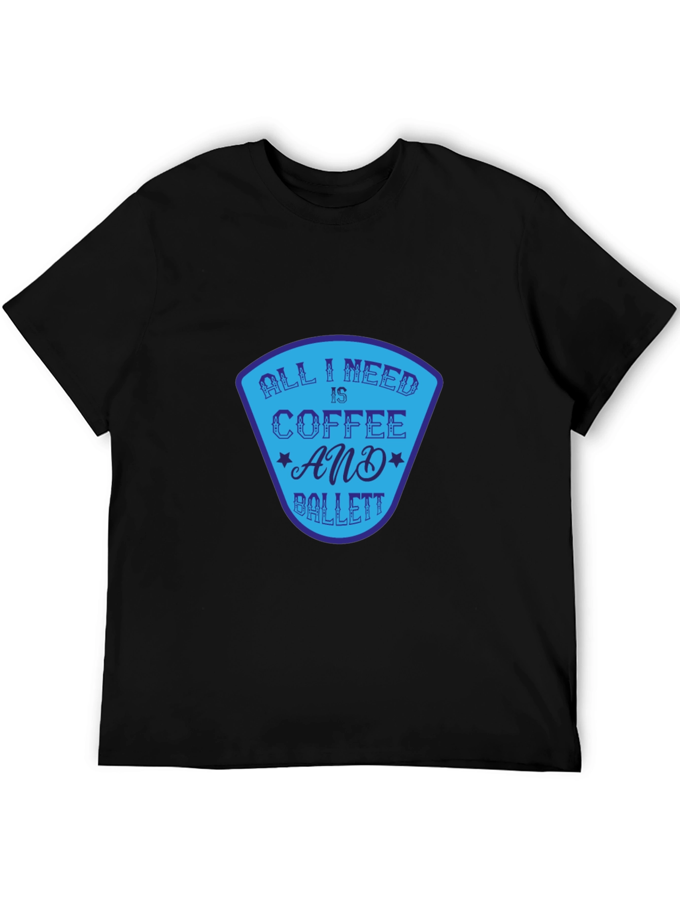 Coffee & Ballet T-Shirt - Unisex Black Tee