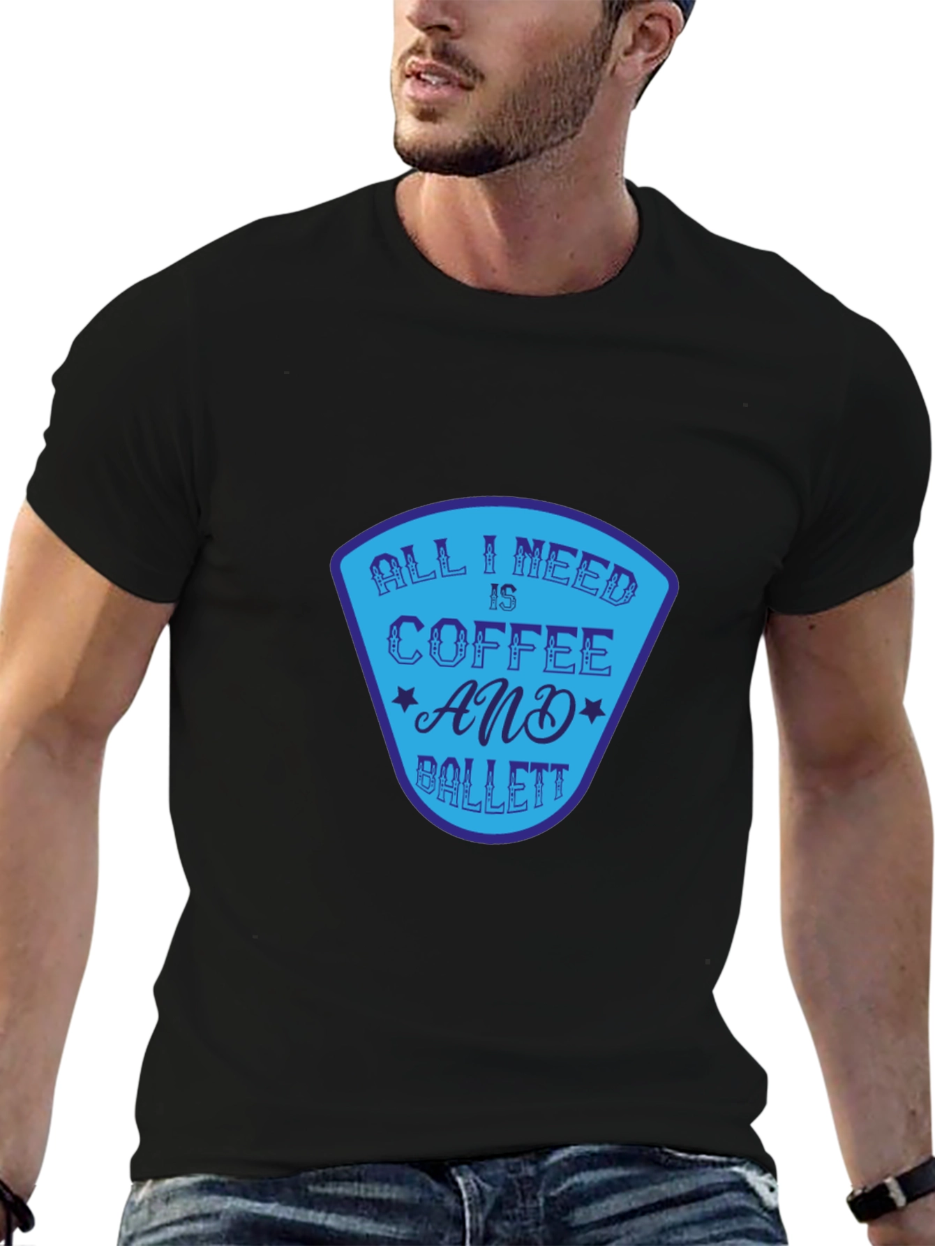 Coffee & Ballet T-Shirt - Unisex Black Tee