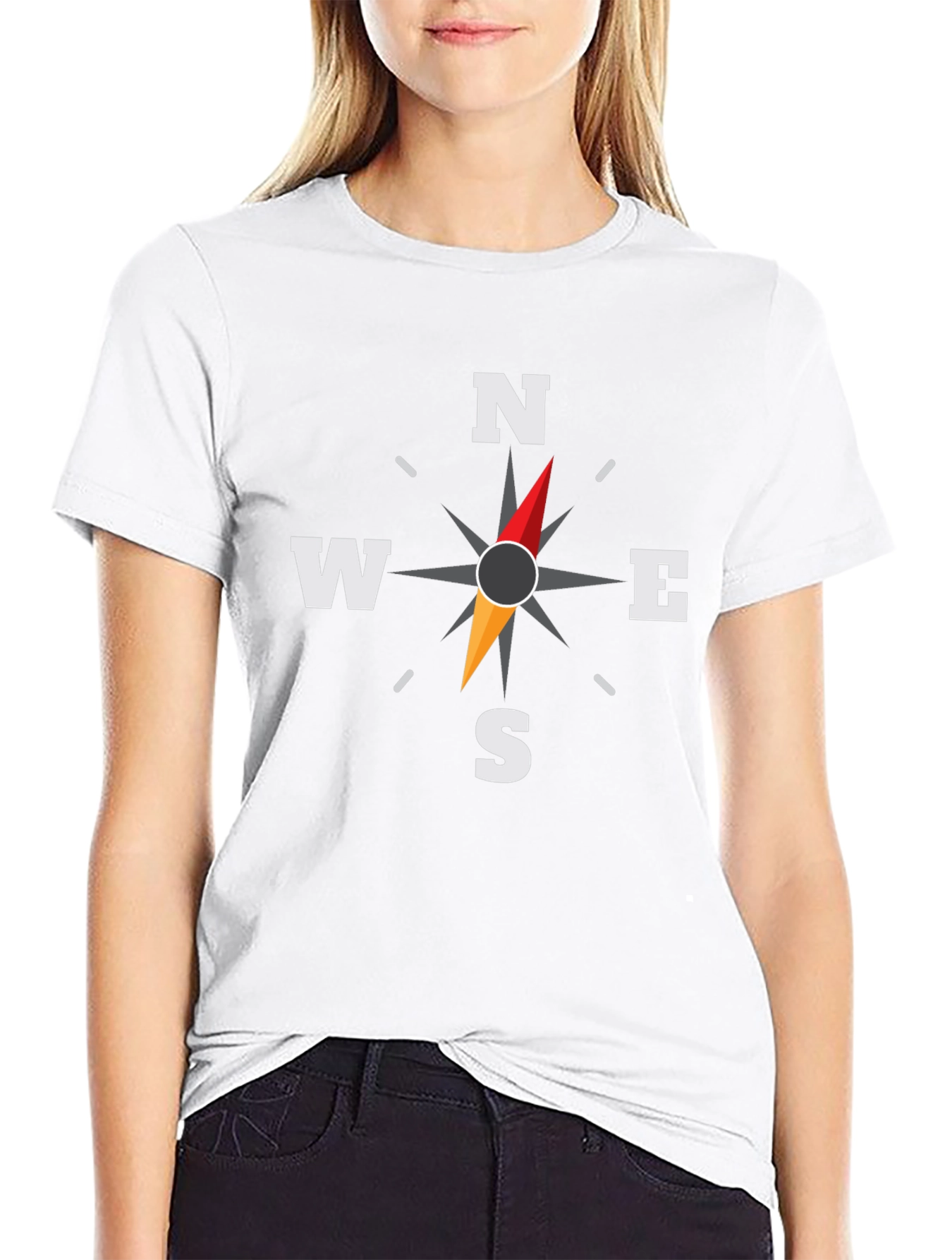 Compass Rose Graphic Tee - Find Your Direction