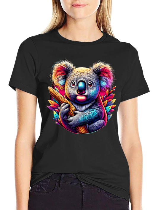 Koala Bear Graphic T-Shirt - Vibrant Colors