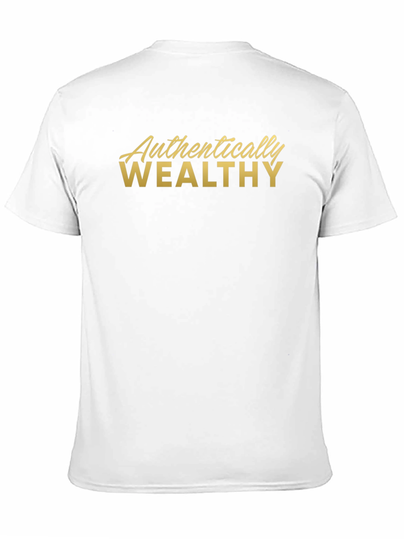 Authentically Wealthy Graphic Tee - Black