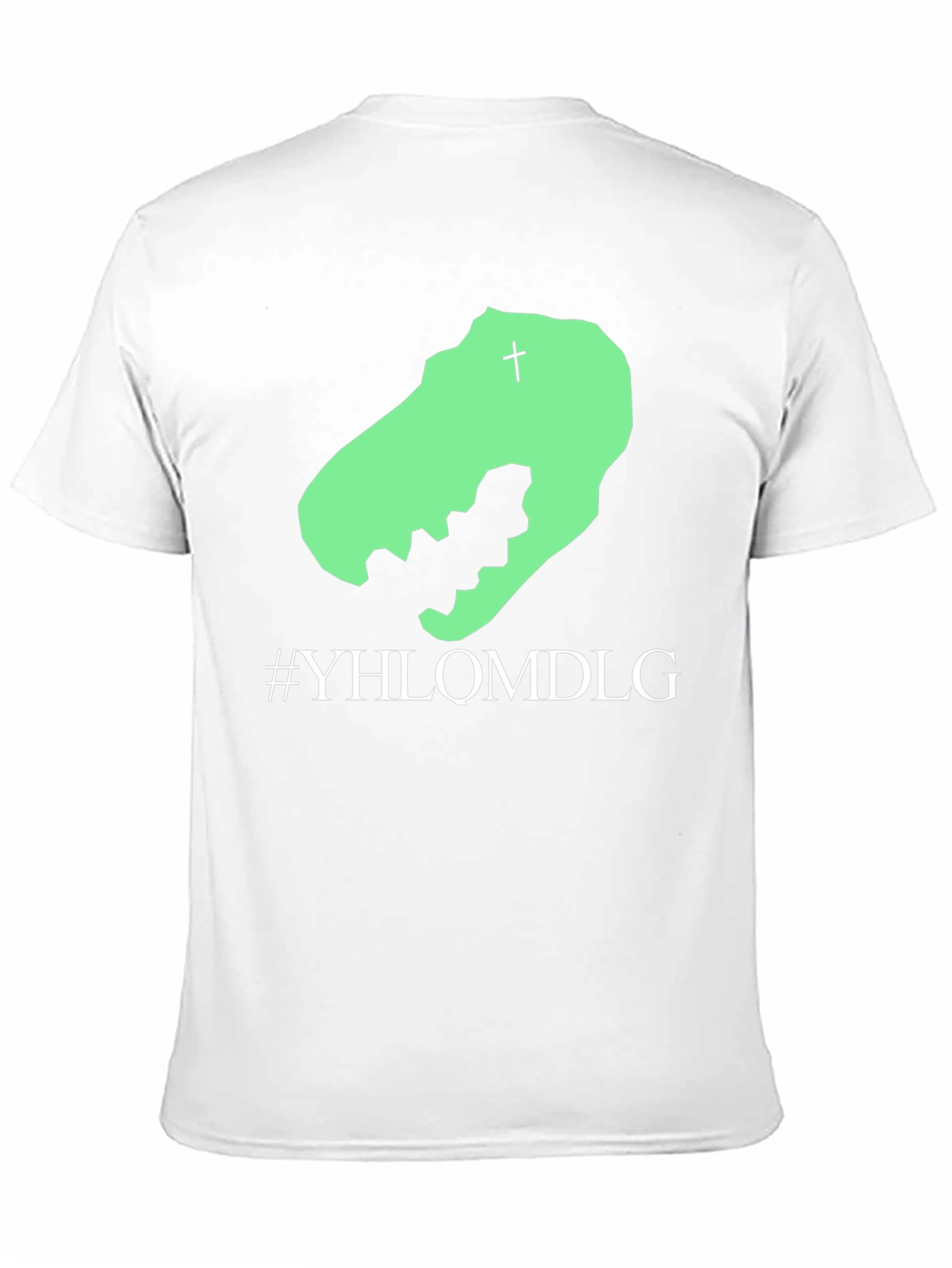 YHLQMDLG Dinosaur Graphic Tee - Black