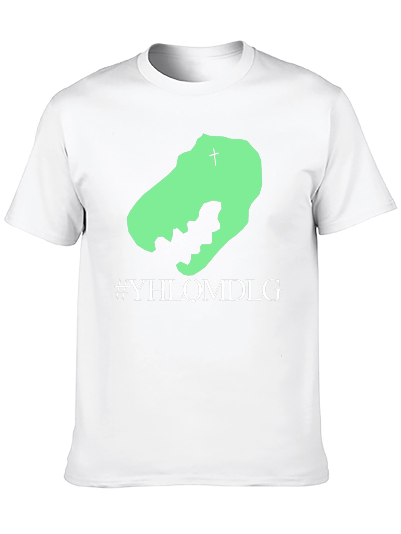 YHLQMDLG Dinosaur Graphic Tee - Black