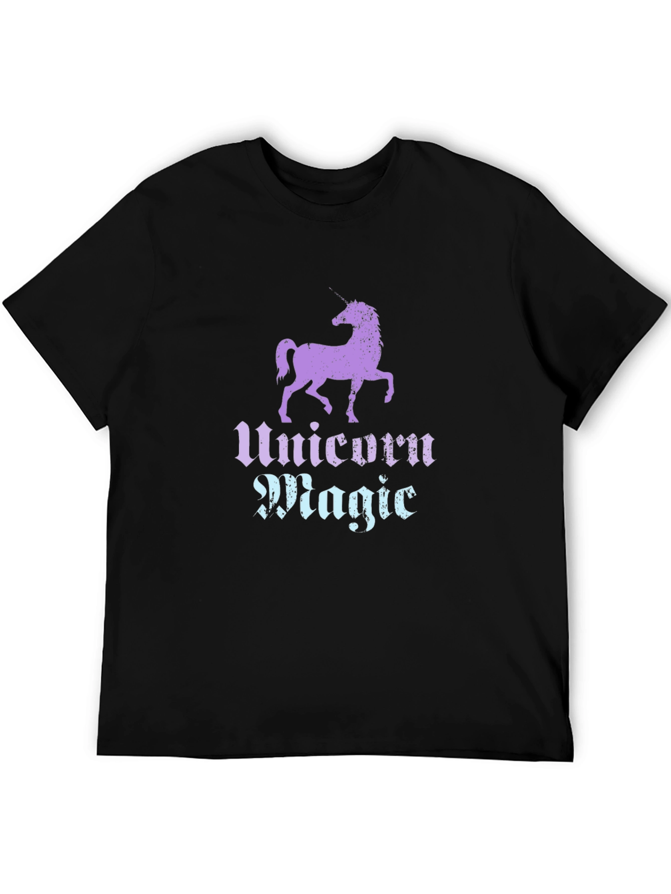 Unicorn Magic Graphic Tee - Black