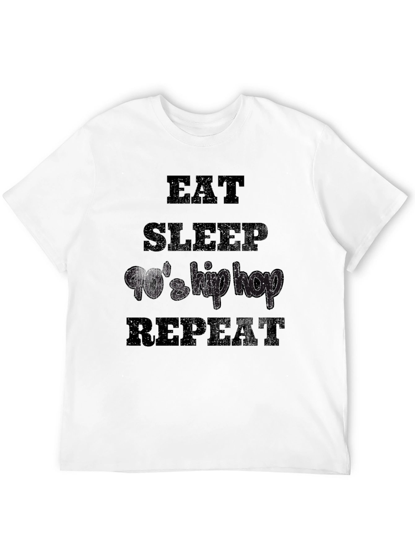 Eat Sleep 90s Hip Hop Repeat Graphic Tee